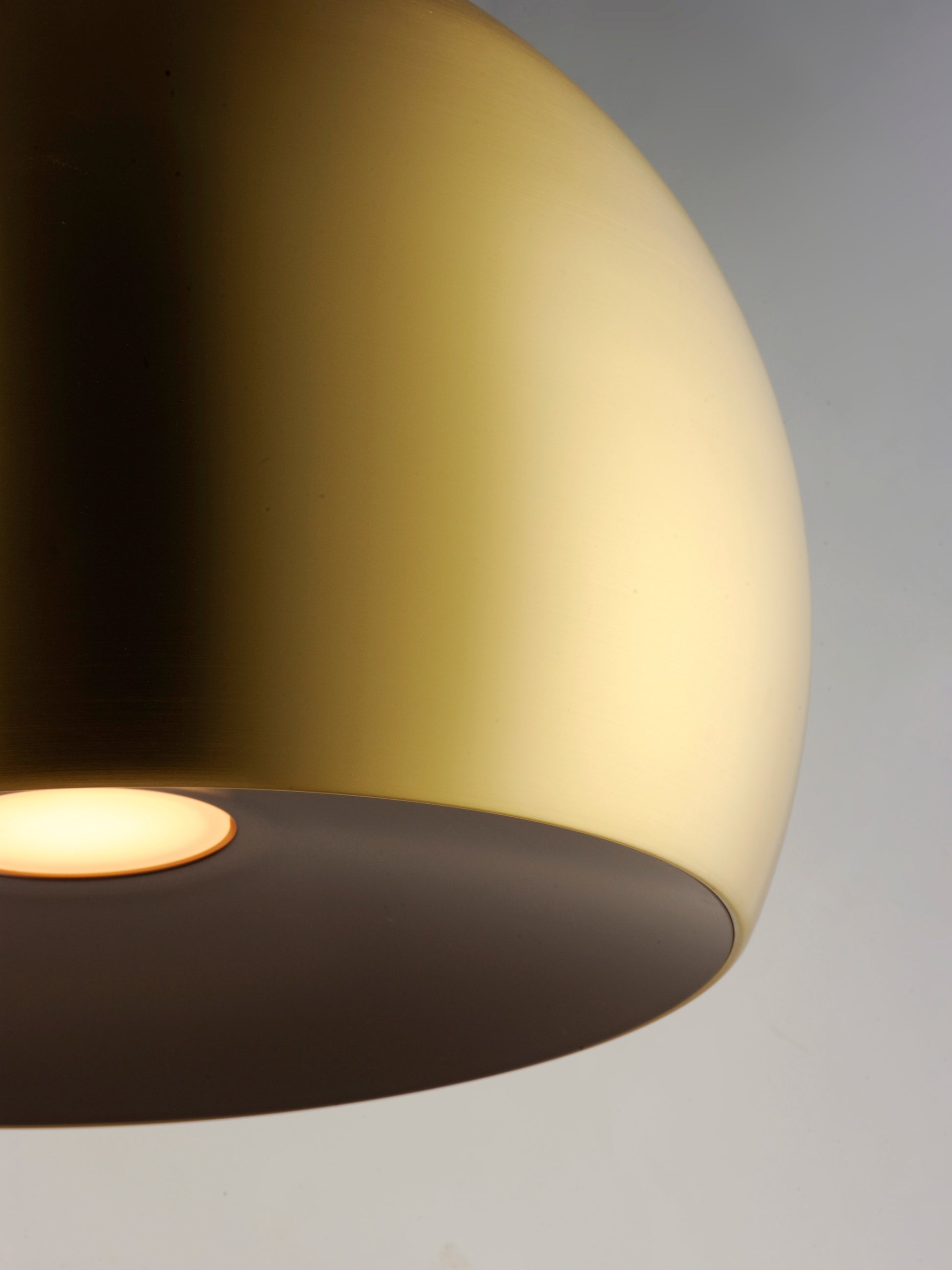 Palla 20" LED Pendant Satin Brass/Coffee by ET2