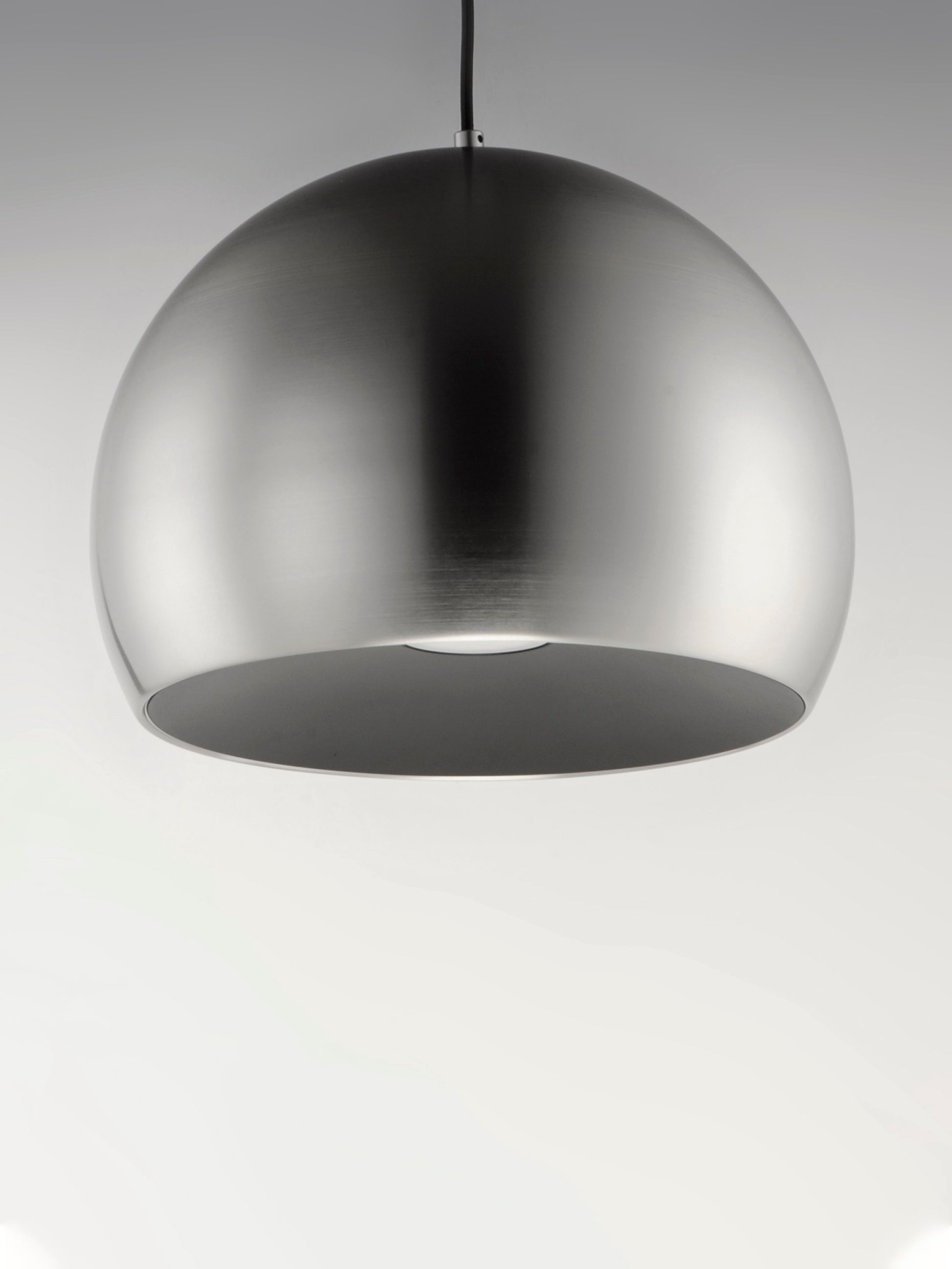 Palla 20" LED Pendant Satin Nickel/Black by ET2