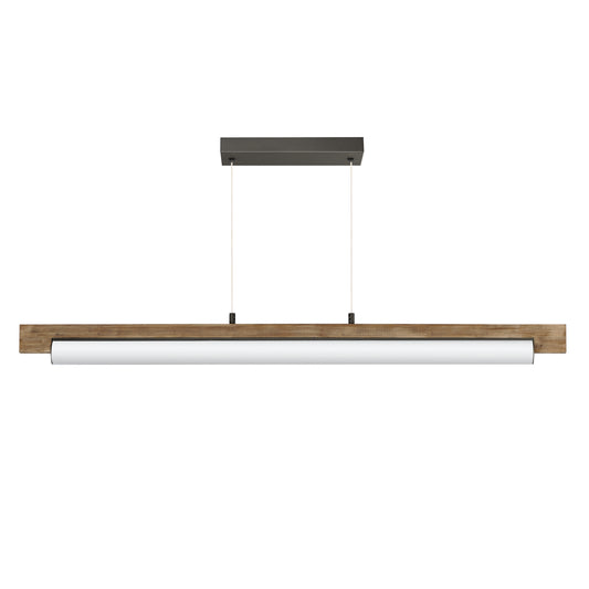 Joist 45" LED Horizontal Pendant Driftwood/Charcoal by ET2