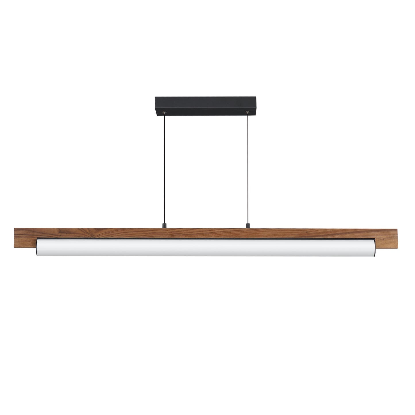 Joist 45" LED Horizontal Pendant Walnut/Black by ET2