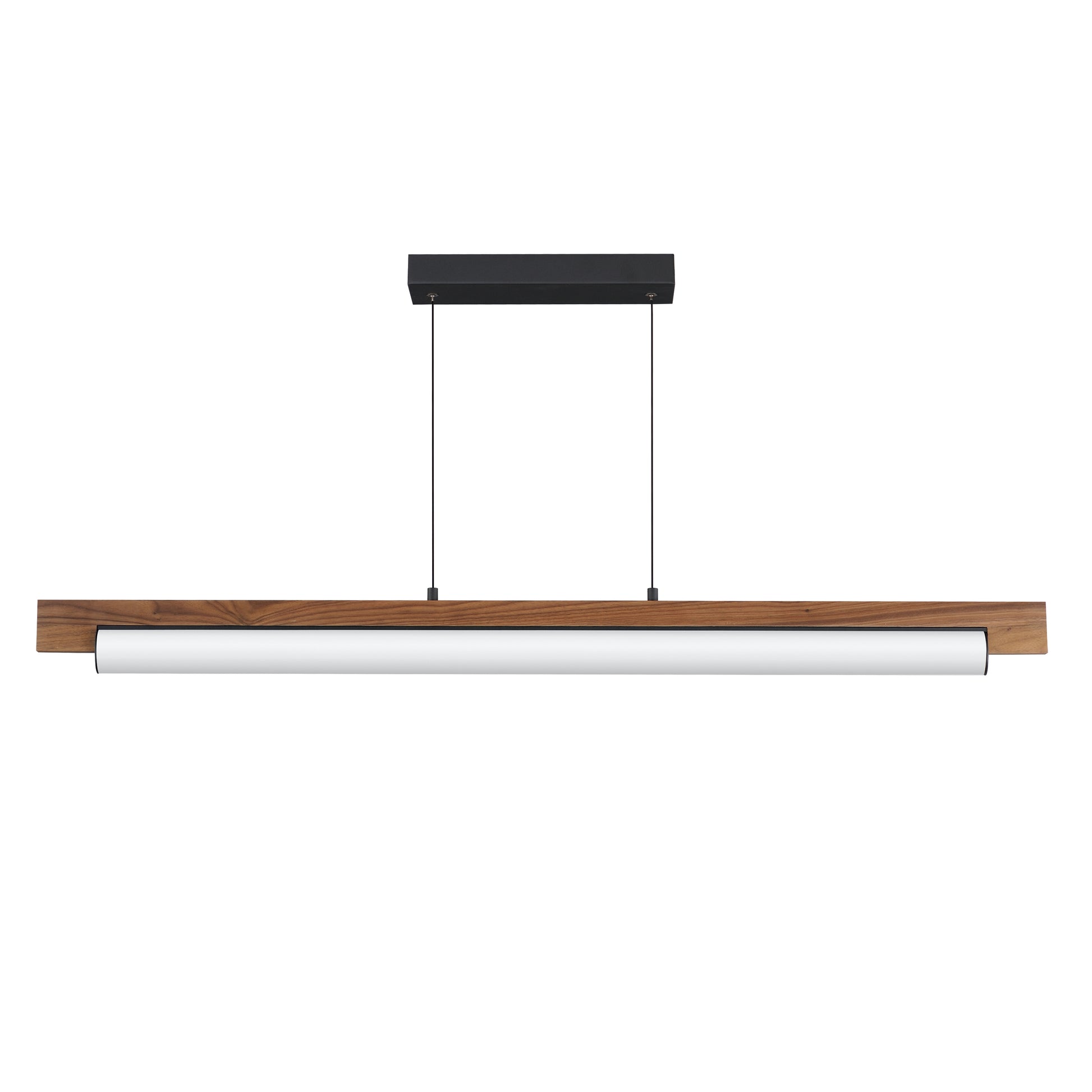 Joist 45" LED Horizontal Pendant Walnut/Black by ET2