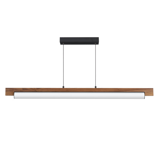 Joist 45" LED Horizontal Pendant Walnut/Black by ET2