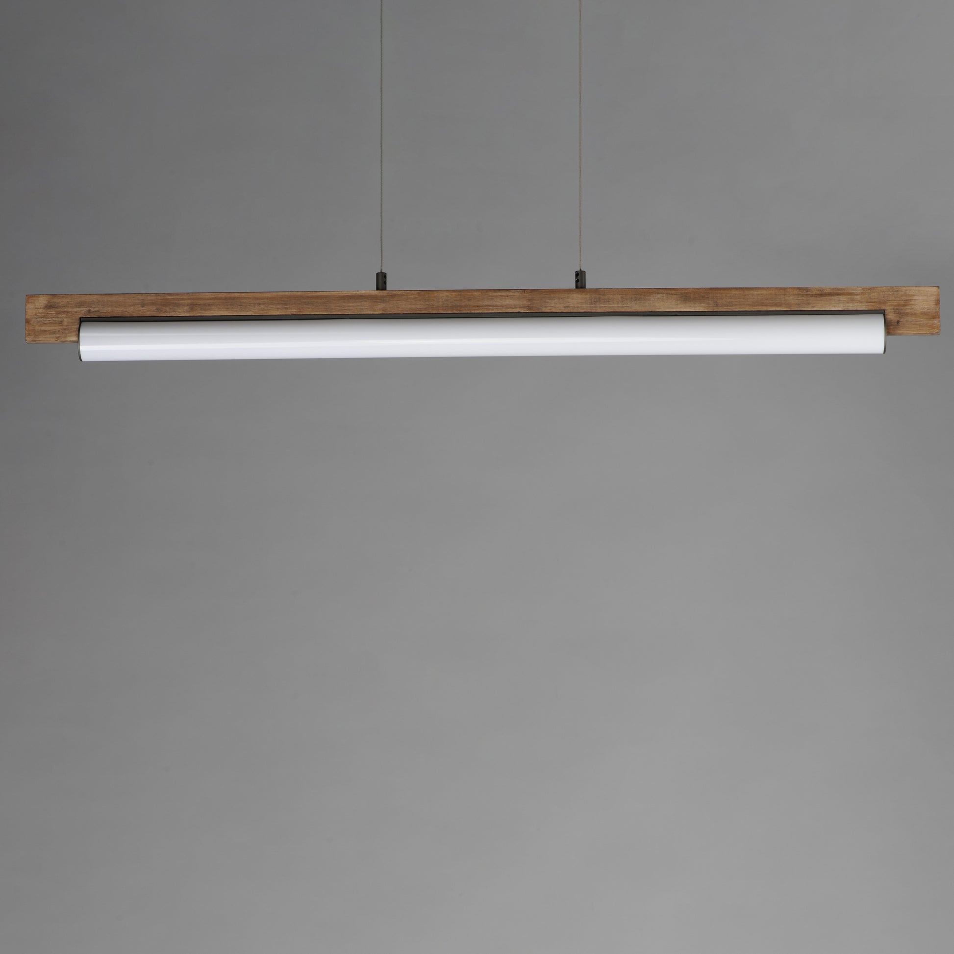 Joist 45" LED Horizontal Pendant Driftwood/Charcoal by ET2