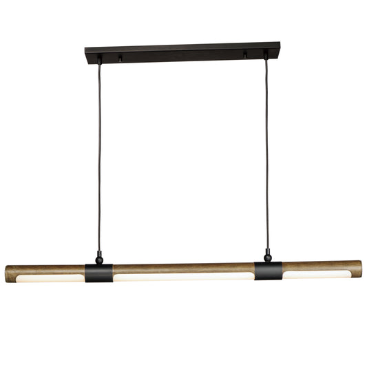 Rollo LED Pendant Antique Pecan/Black by ET2