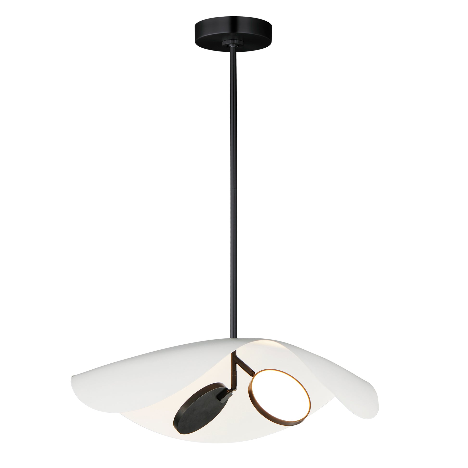 Carmen 24" LED Pendant Black by ET2