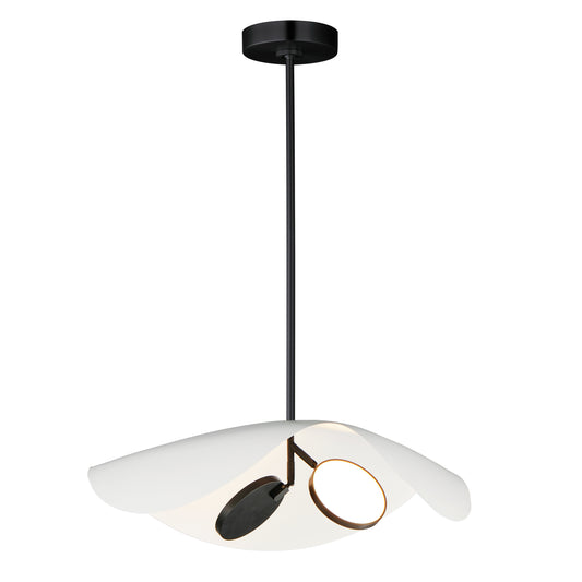 Carmen 24" LED Pendant Black by ET2