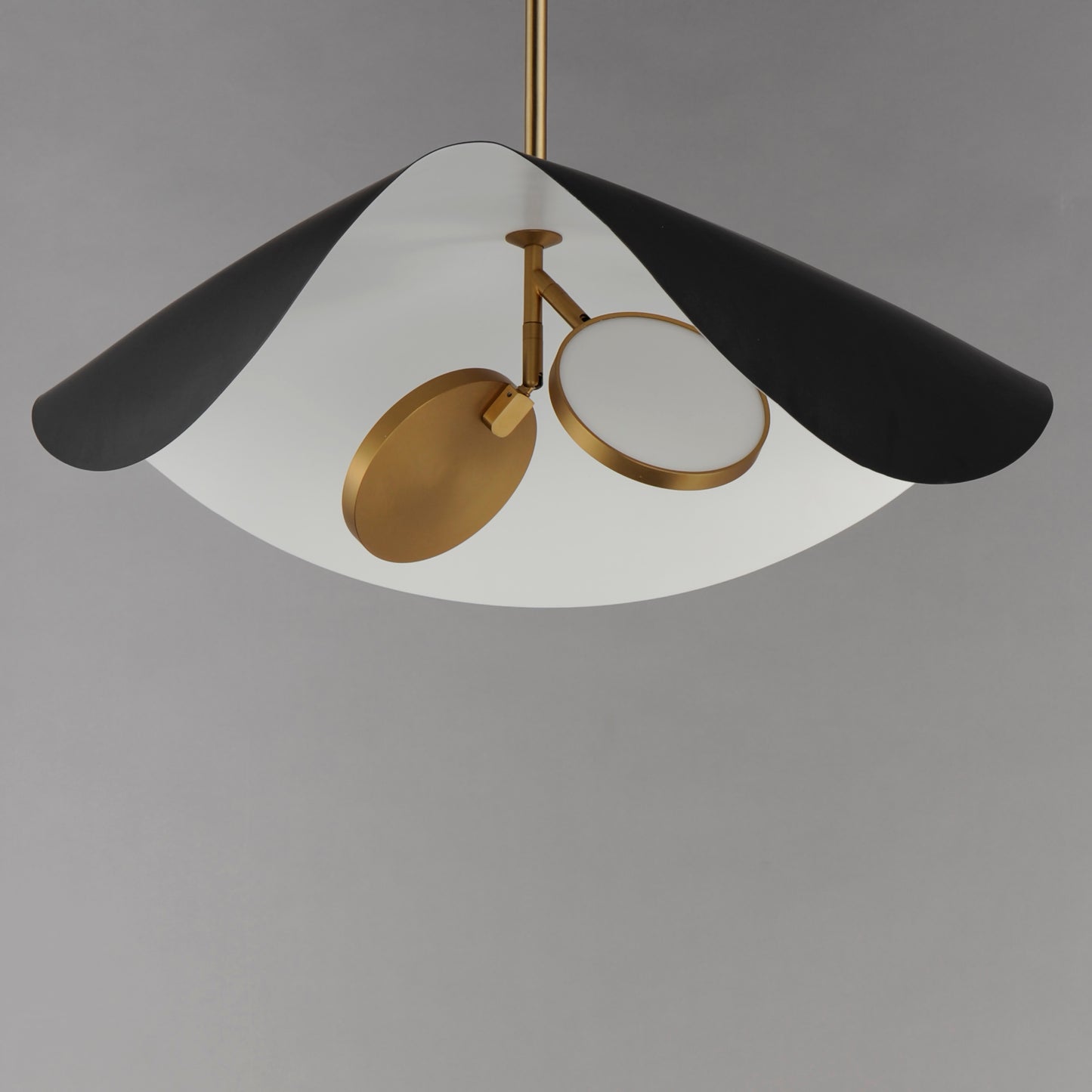 Carmen 24" LED Pendant Black/Gold by ET2
