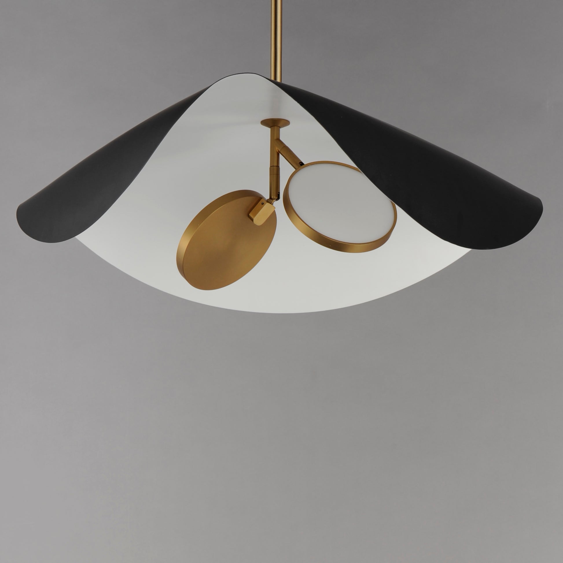 Carmen 24" LED Pendant Black/Gold by ET2