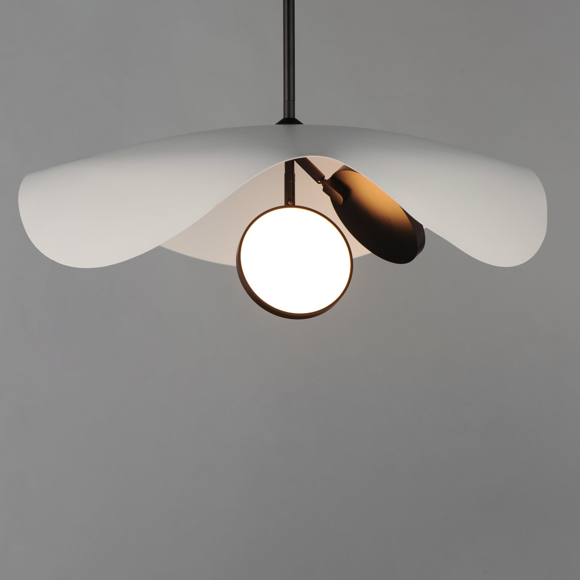 Carmen 24" LED Pendant Black by ET2