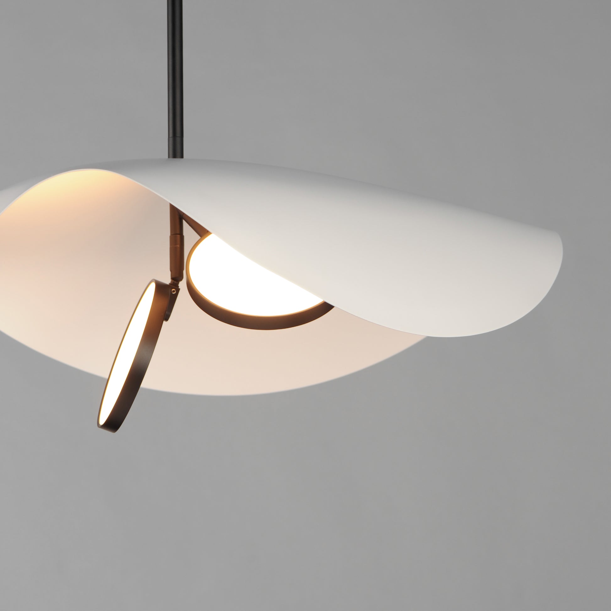 Carmen 24" LED Pendant Black by ET2
