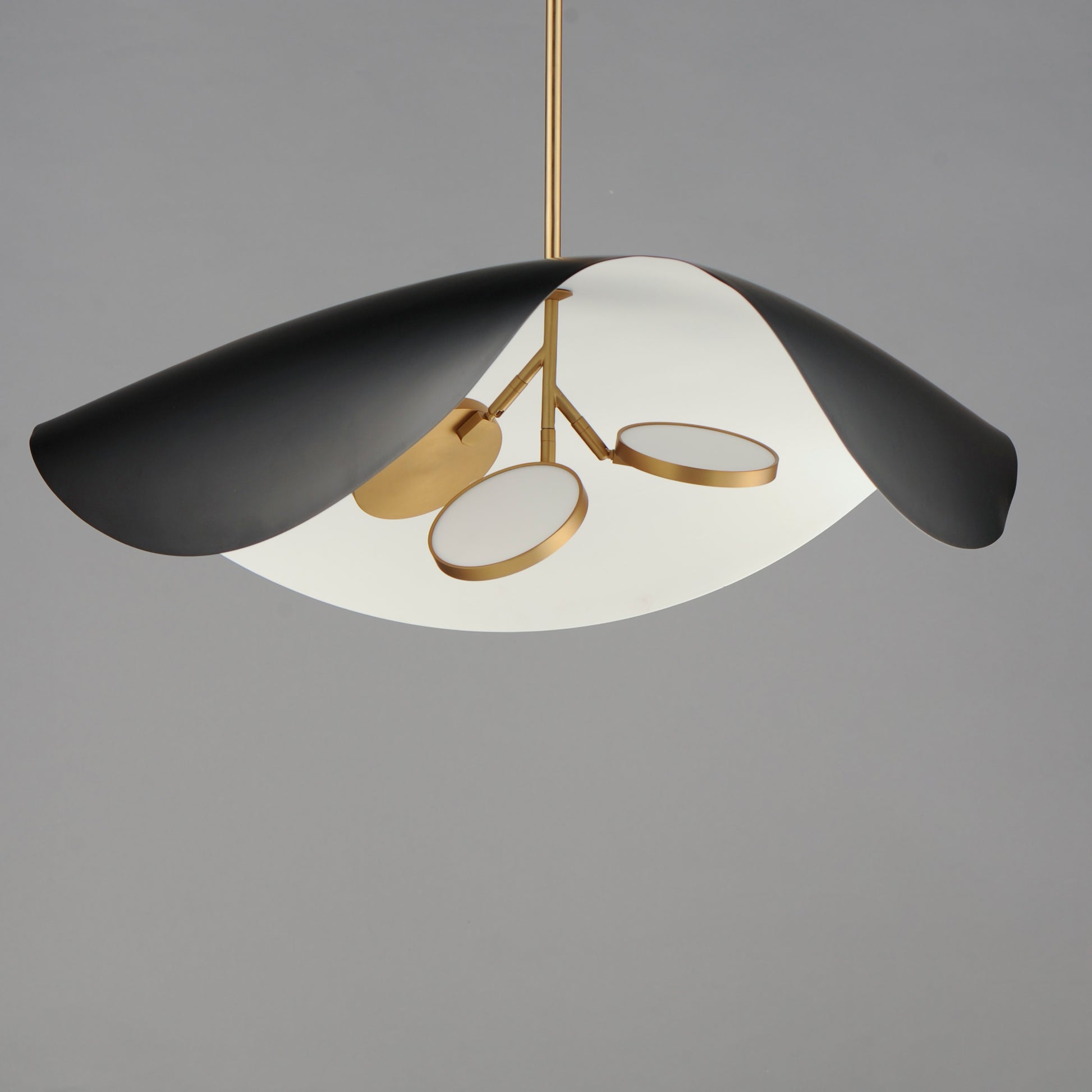 Carmen 32" LED Pendant Black/Gold by ET2