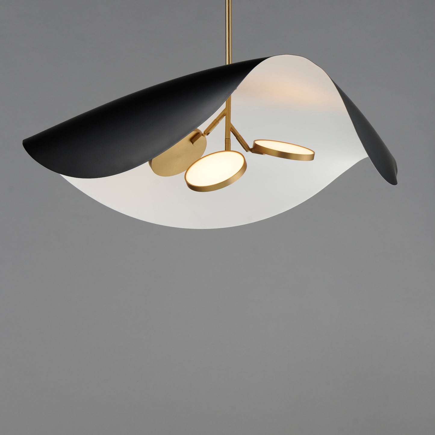 Carmen 32" LED Pendant Black/Gold by ET2