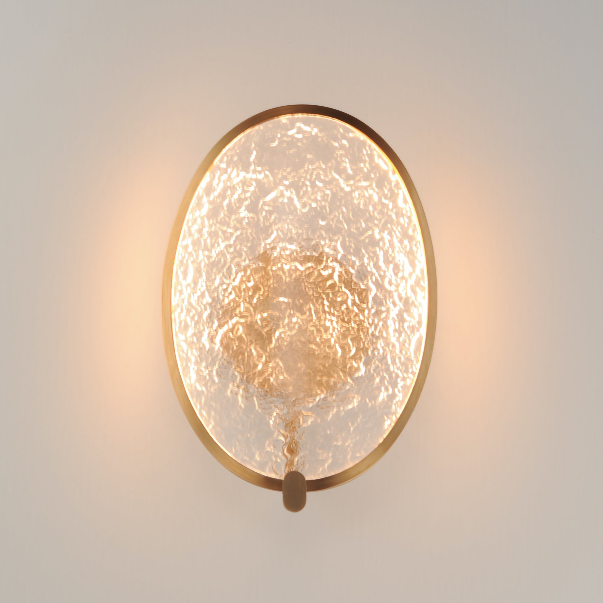 Moonscapes Wall Sconce Brushed Champagne by ET2