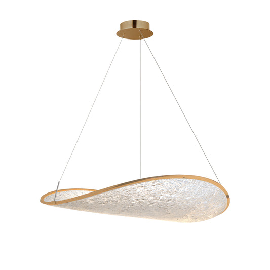 Moonscapes LED Pendant Brushed Champagne by ET2