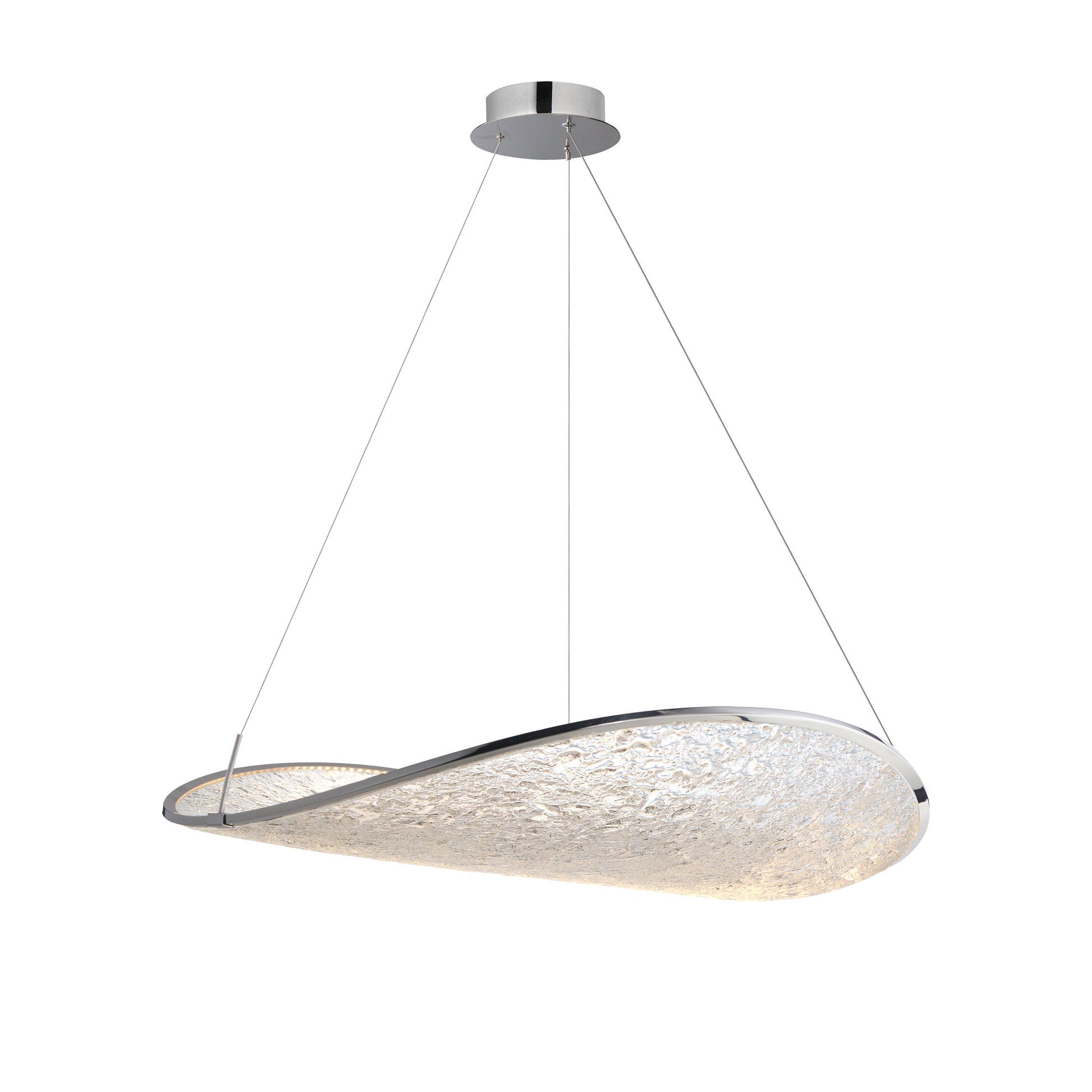 Moonscapes LED Pendant Polished Chrome by ET2