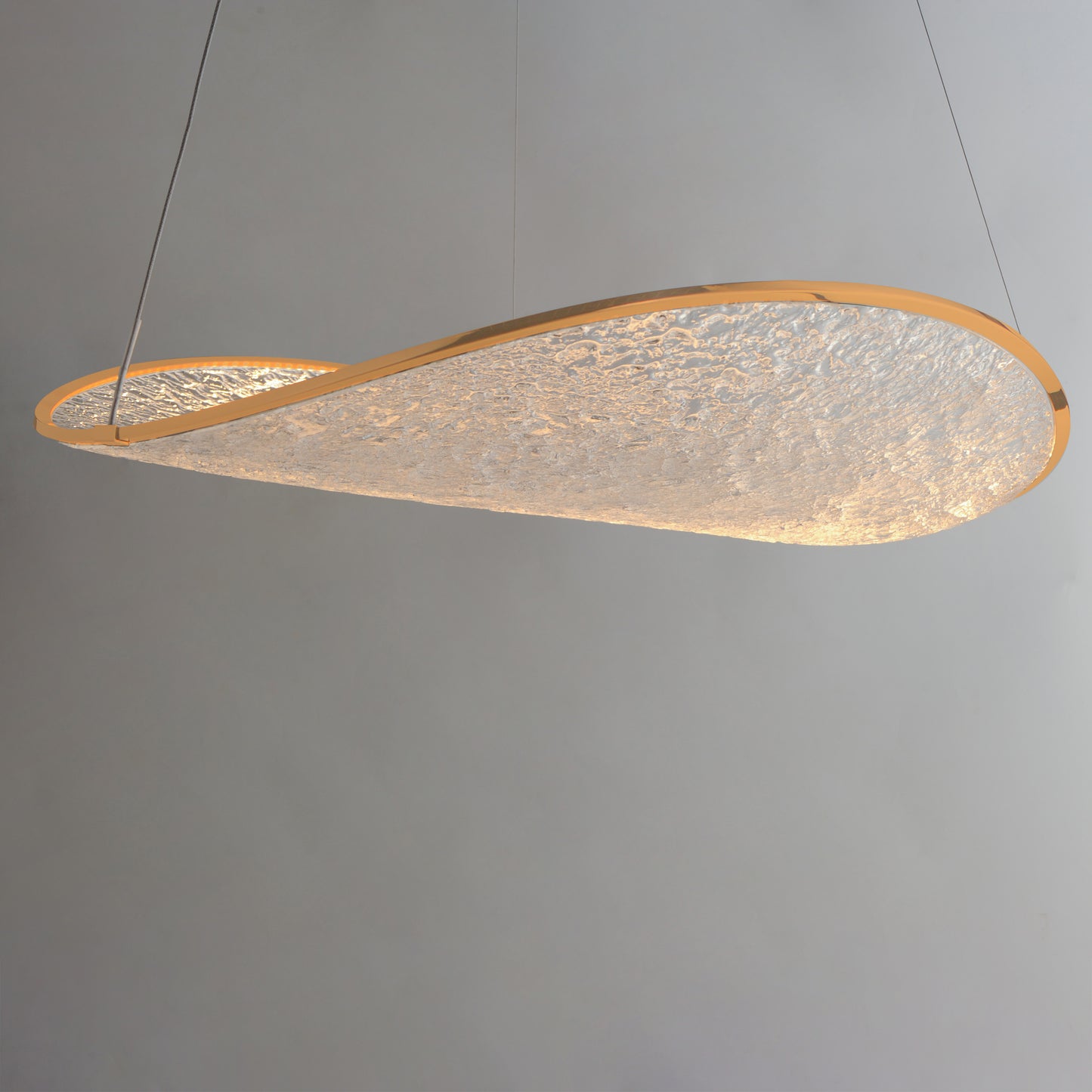 Moonscapes LED Pendant Brushed Champagne by ET2