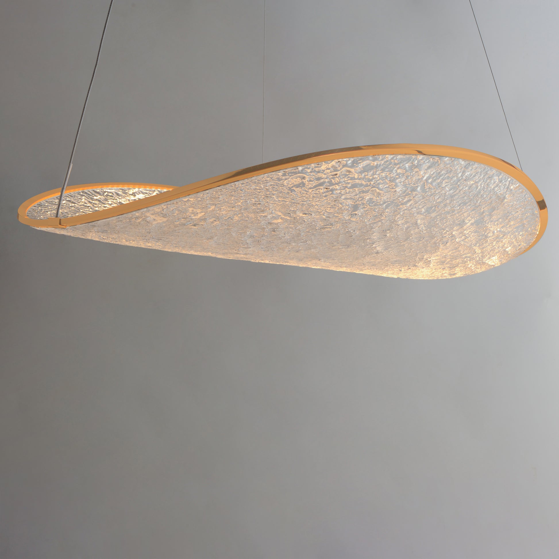 Moonscapes LED Pendant Brushed Champagne by ET2