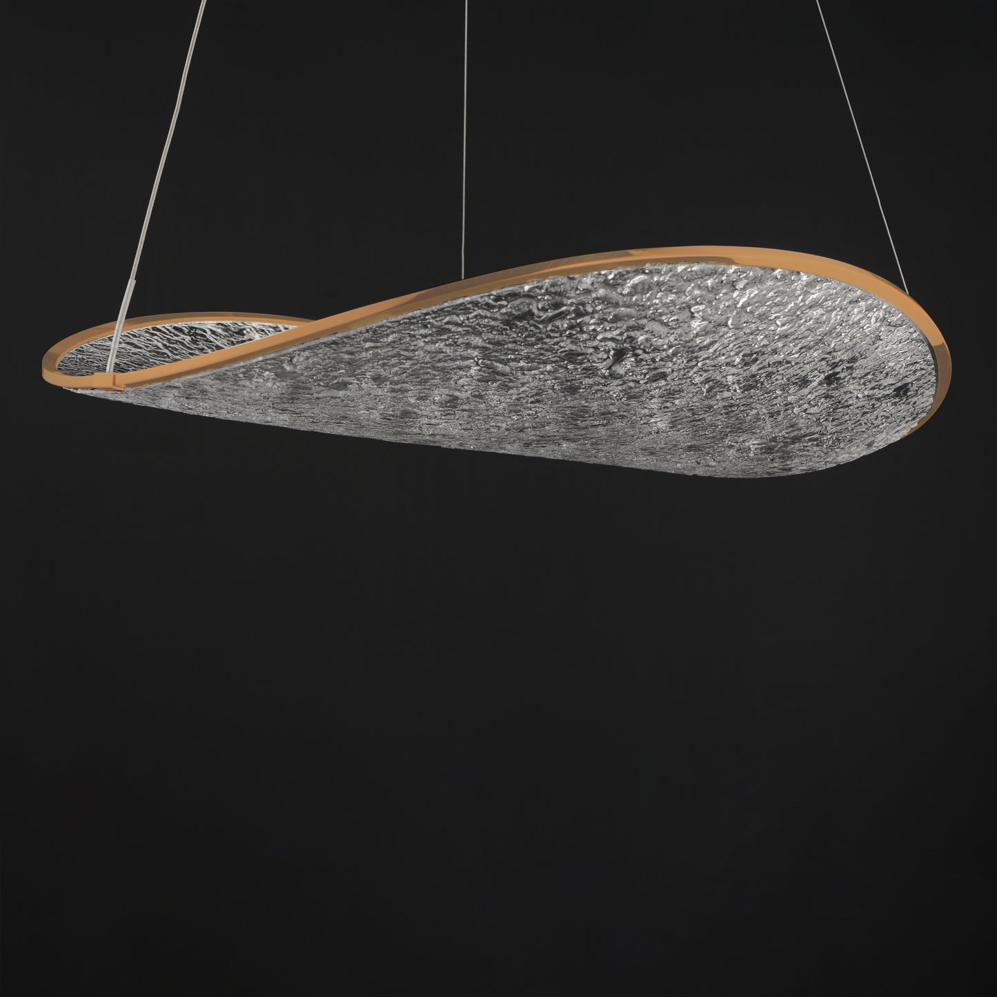 Moonscapes LED Pendant Brushed Champagne by ET2