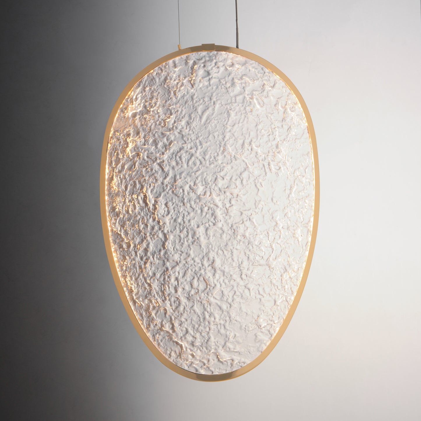 Moonscapes LED Pendant Brushed Champagne by ET2