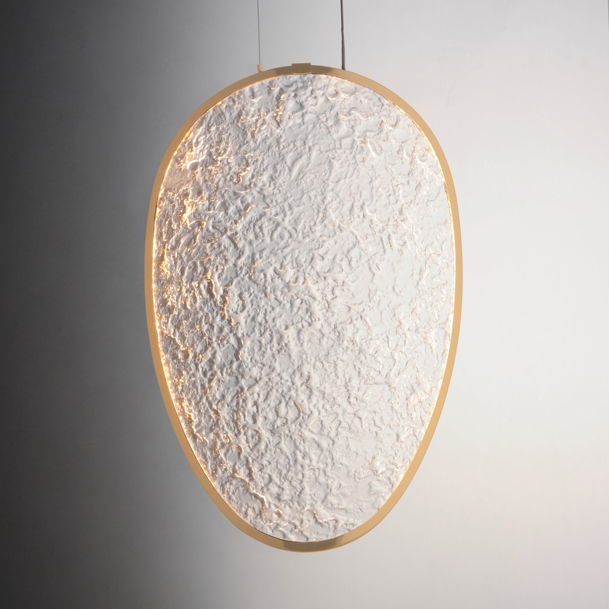 Moonscapes LED Pendant Brushed Champagne by ET2