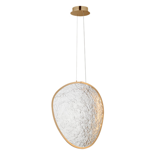 Moonscapes LED Pendant Brushed Champagne by ET2