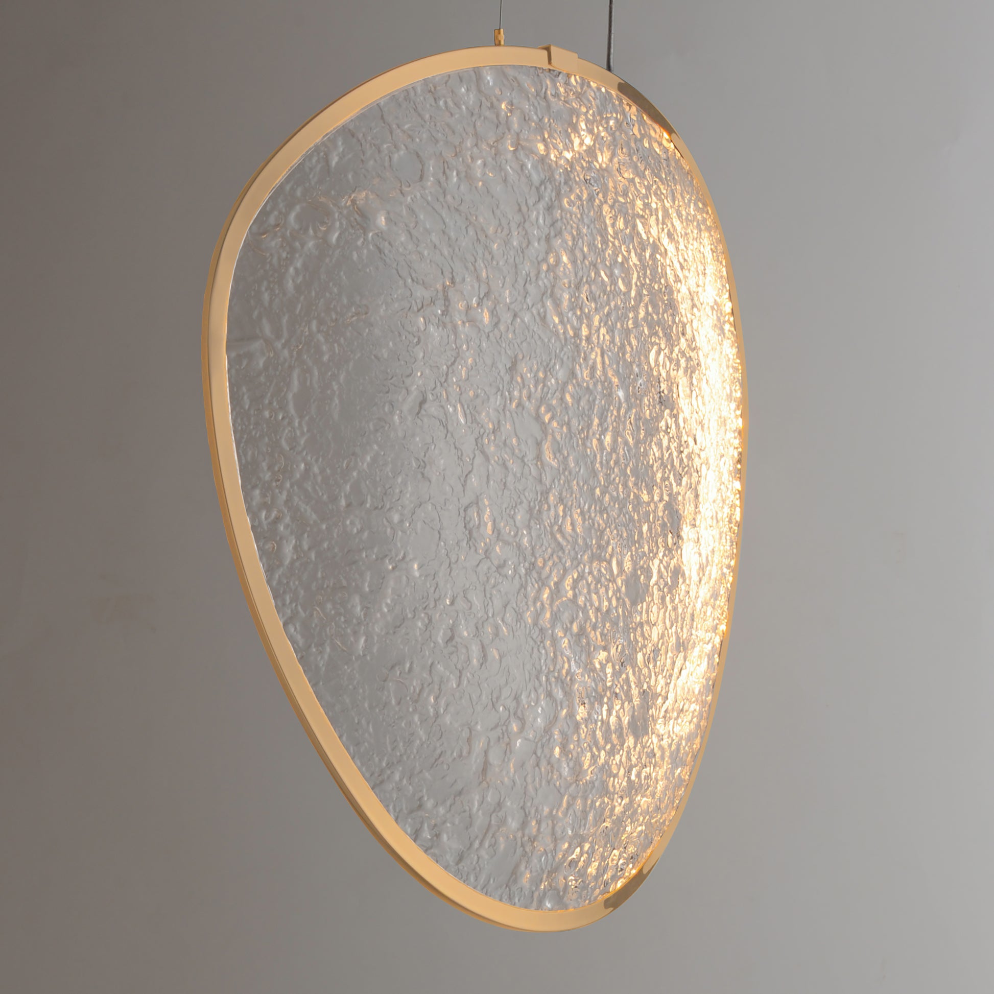 Moonscapes LED Pendant Brushed Champagne by ET2