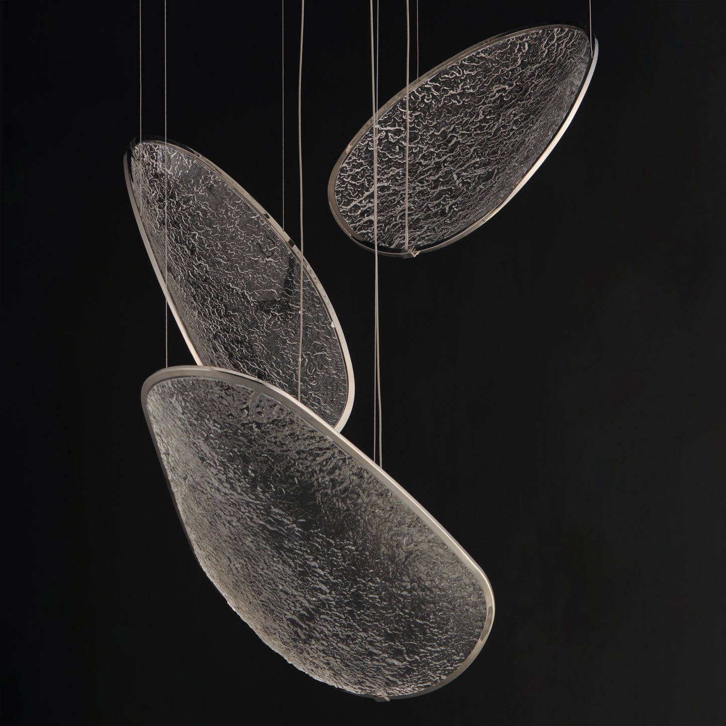 Moonscapes 3-Light LED Pendant Polished Chrome by ET2