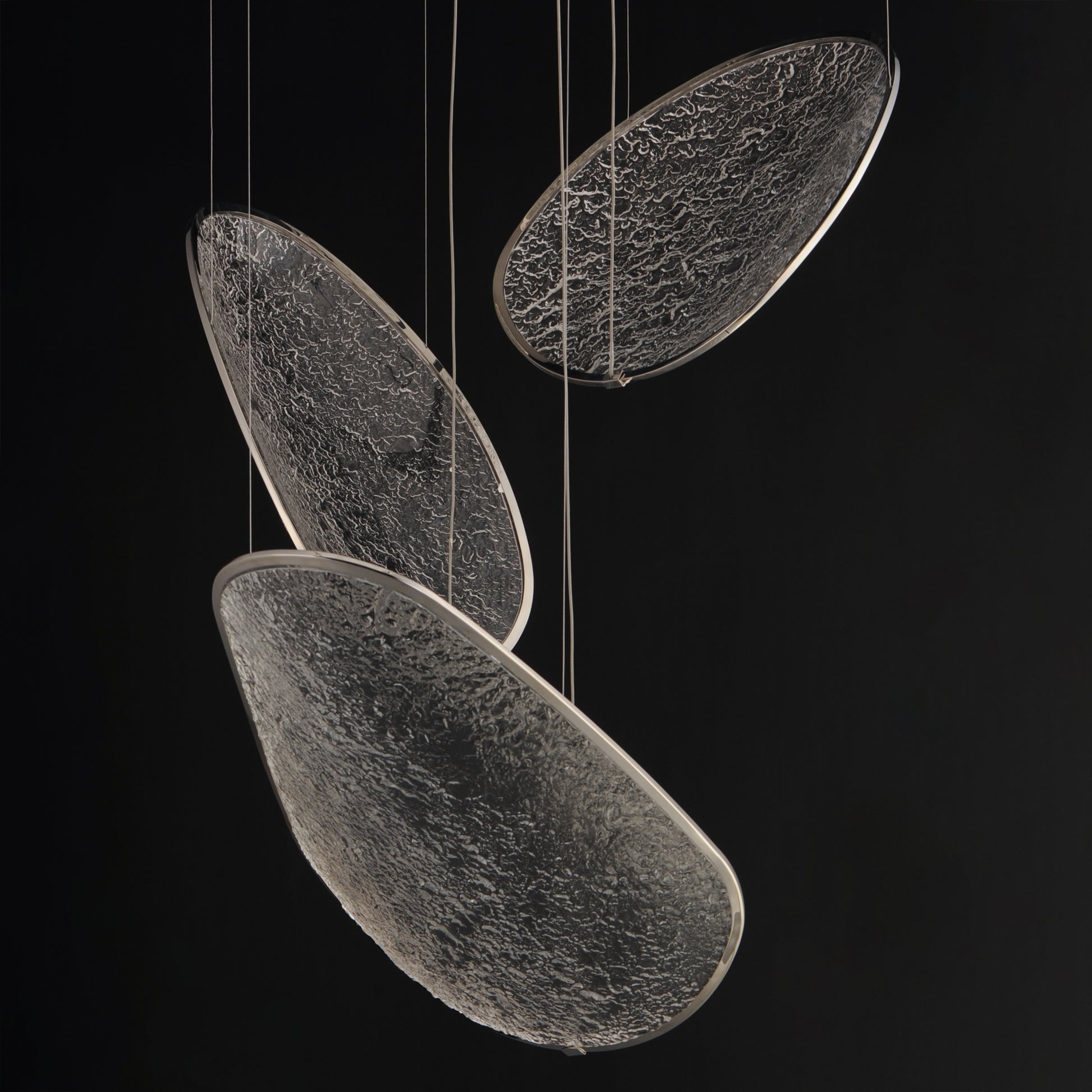 Moonscapes 3-Light LED Pendant Polished Chrome by ET2