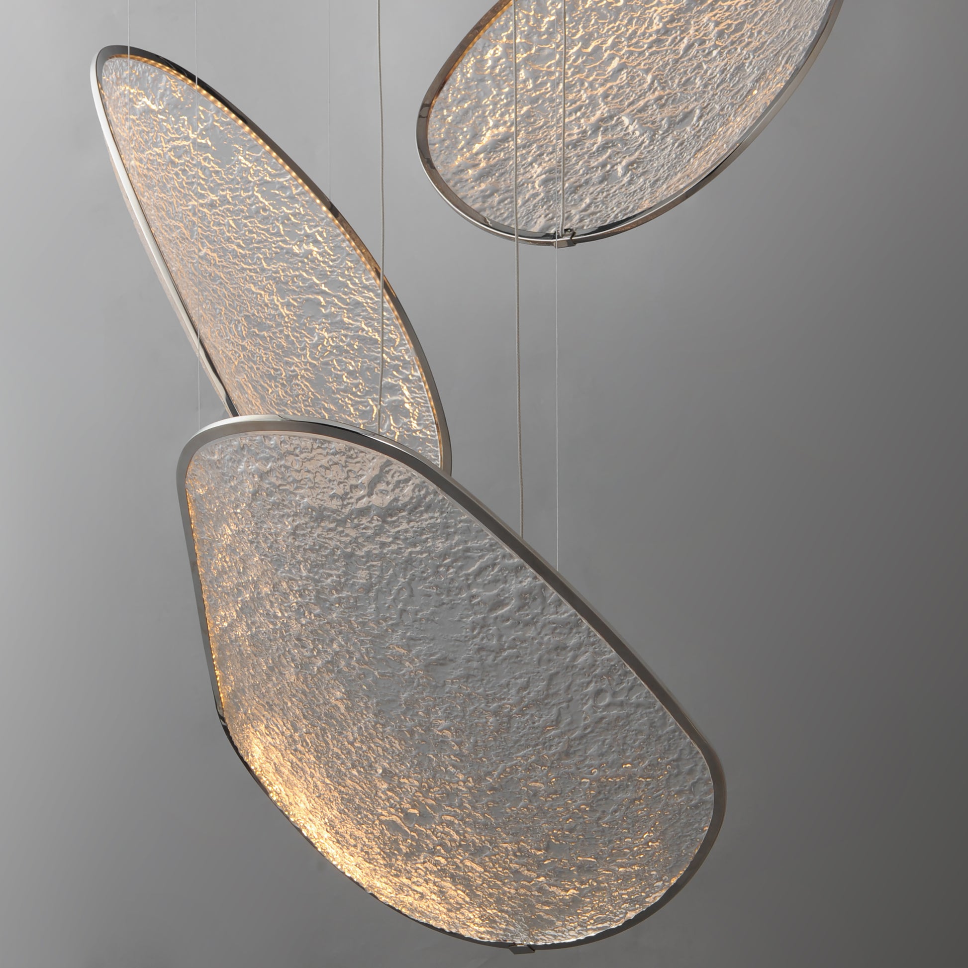 Moonscapes 3-Light LED Pendant Polished Chrome by ET2