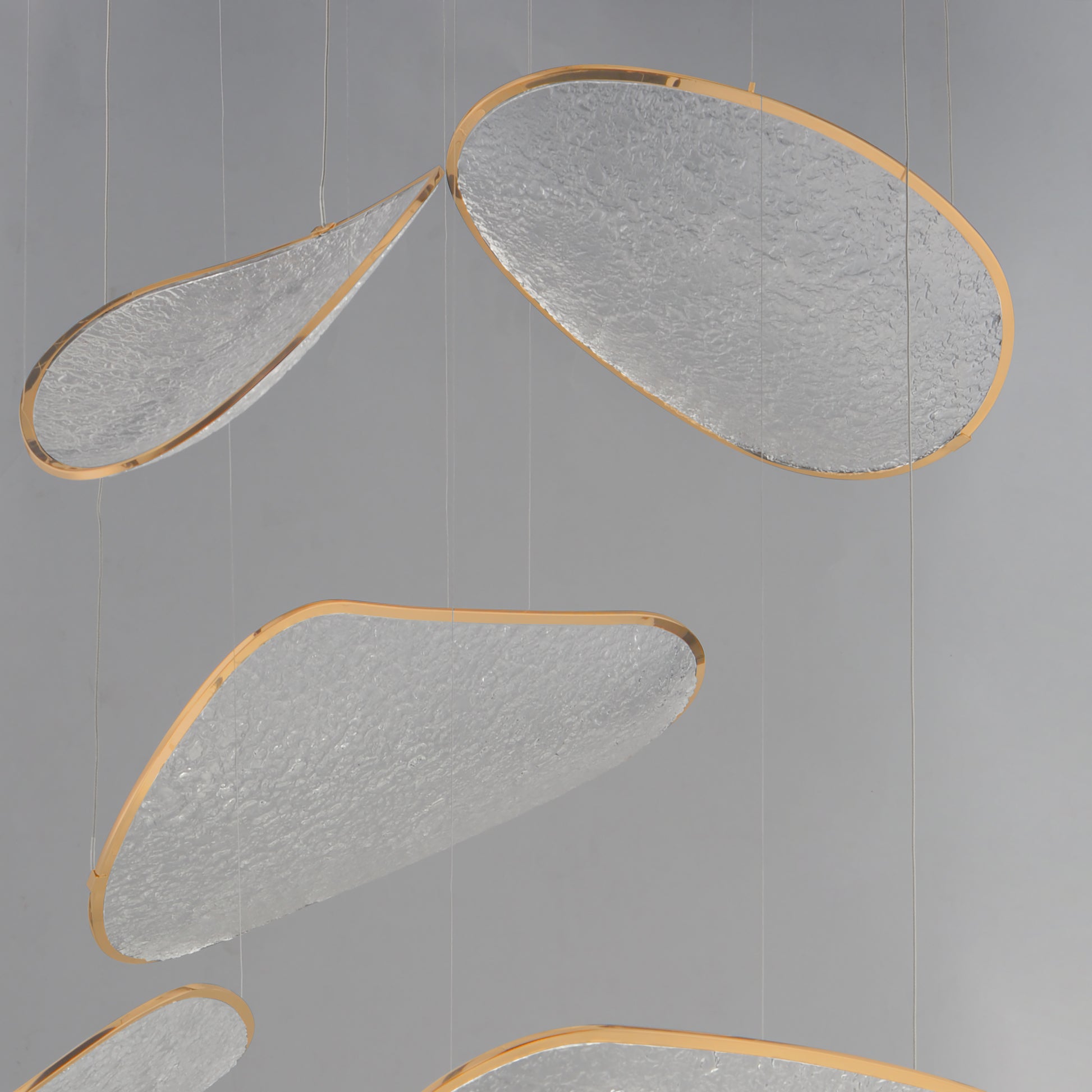 Moonscapes 5-Light LED Pendant Brushed Champagne by ET2