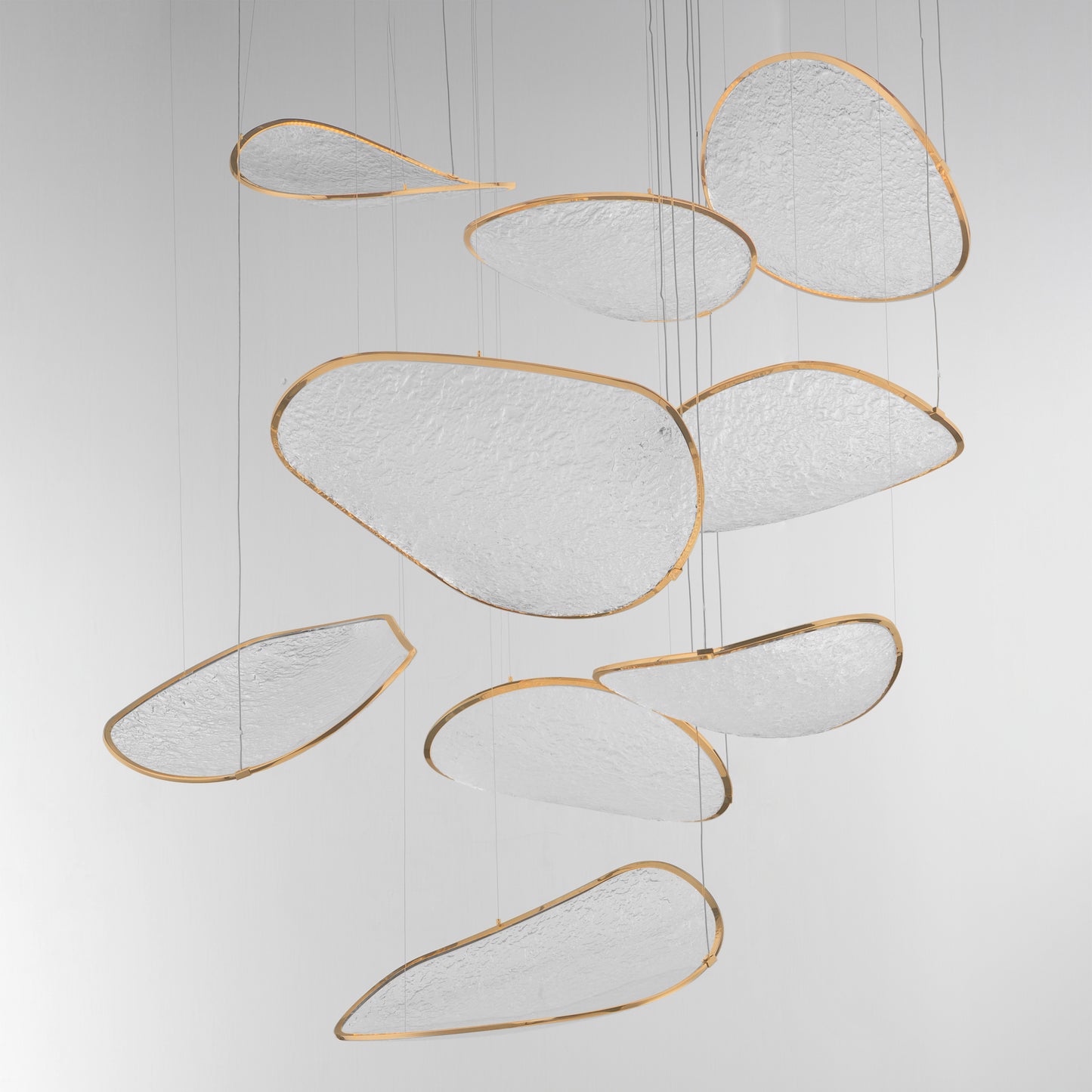 Moonscapes 9-Light LED Pendant Brushed Champagne by ET2