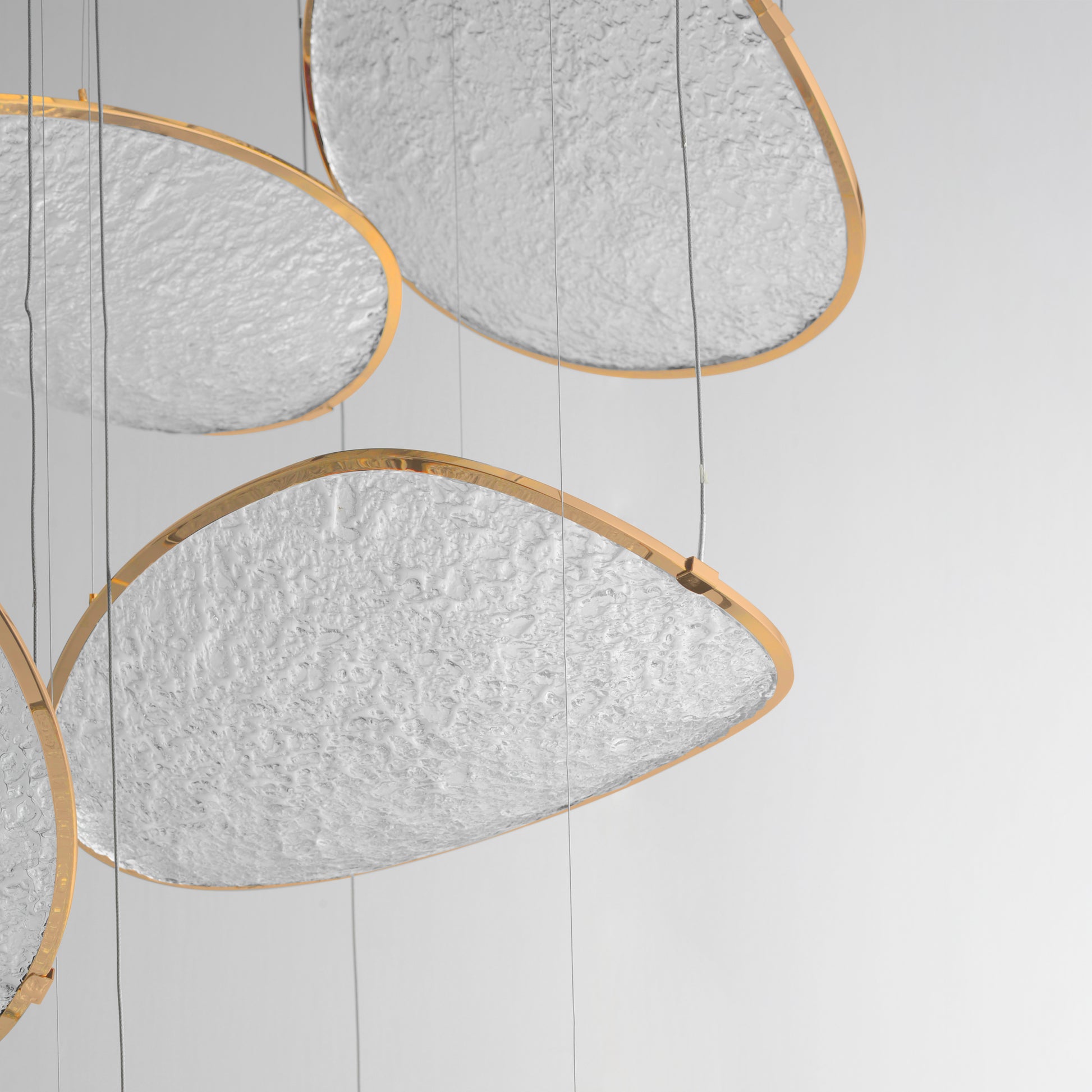 Moonscapes 9-Light LED Pendant Brushed Champagne by ET2