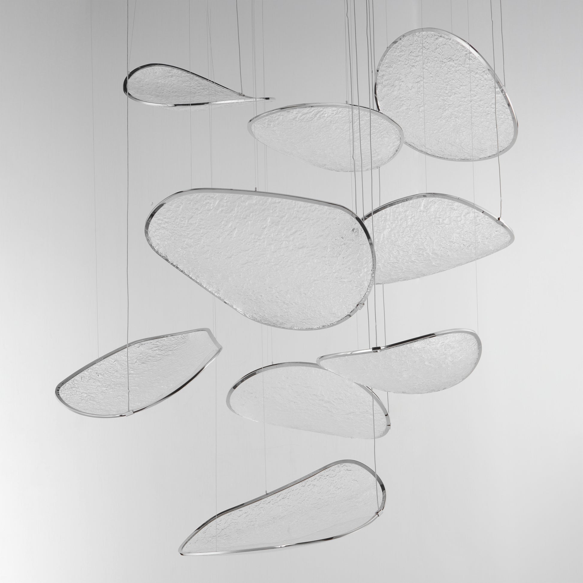 Moonscapes 9-Light LED Pendant Polished Chrome by ET2