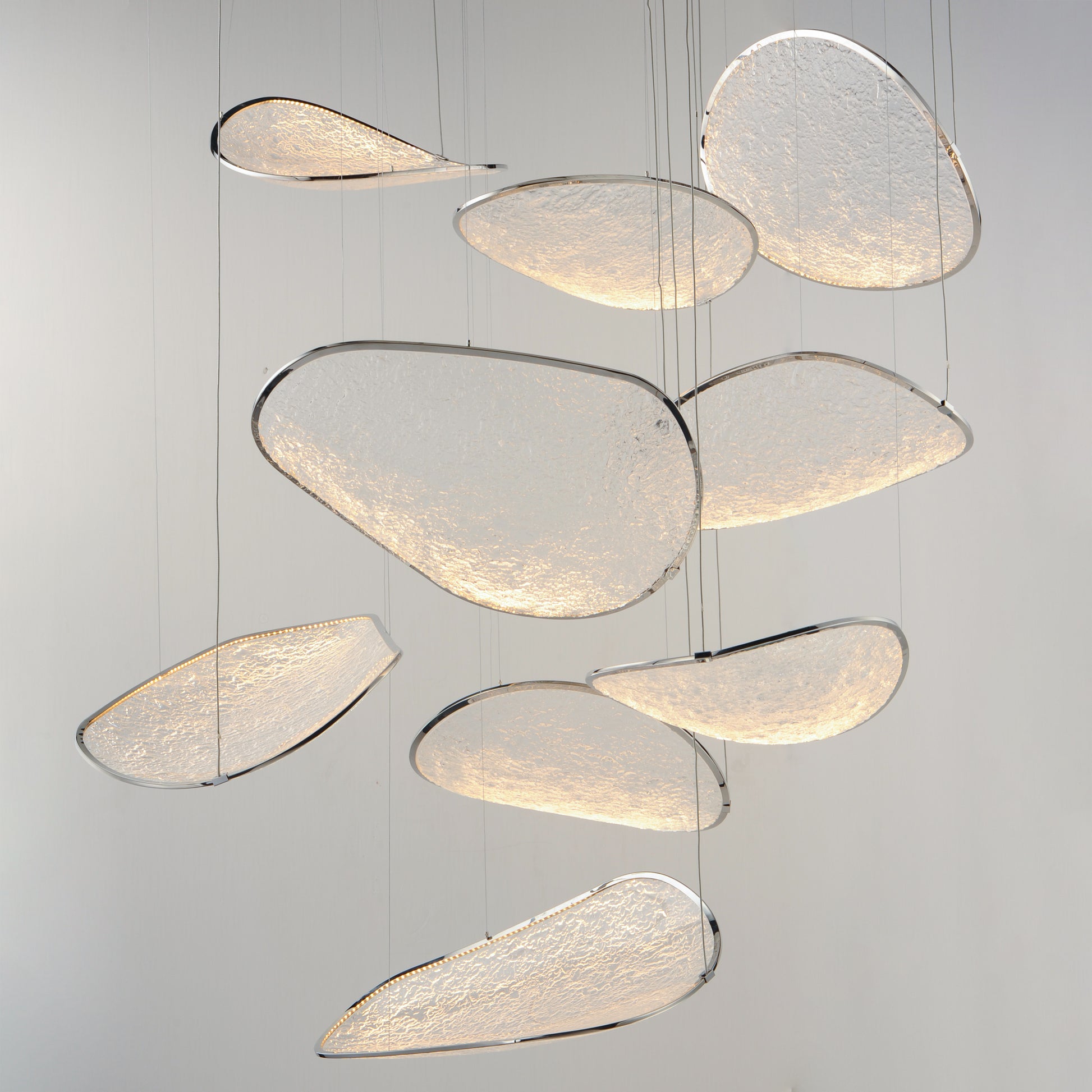 Moonscapes 9-Light LED Pendant Polished Chrome by ET2