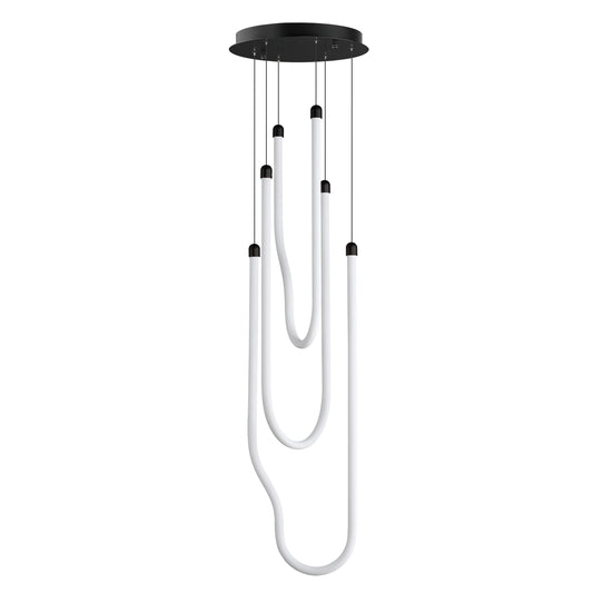 Soleil 3-Light LED Pendant Black by ET2