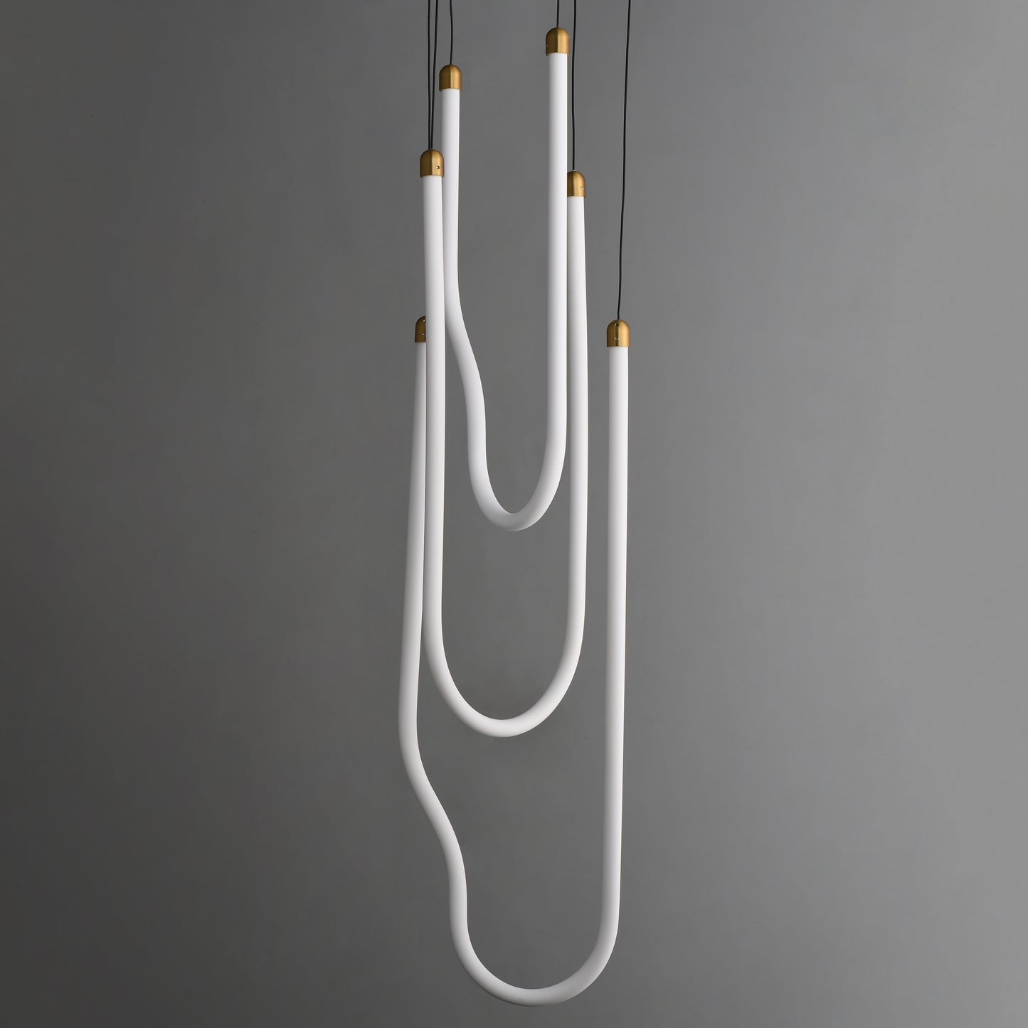 Soleil 3-Light LED Pendant Natural Aged Brass by ET2