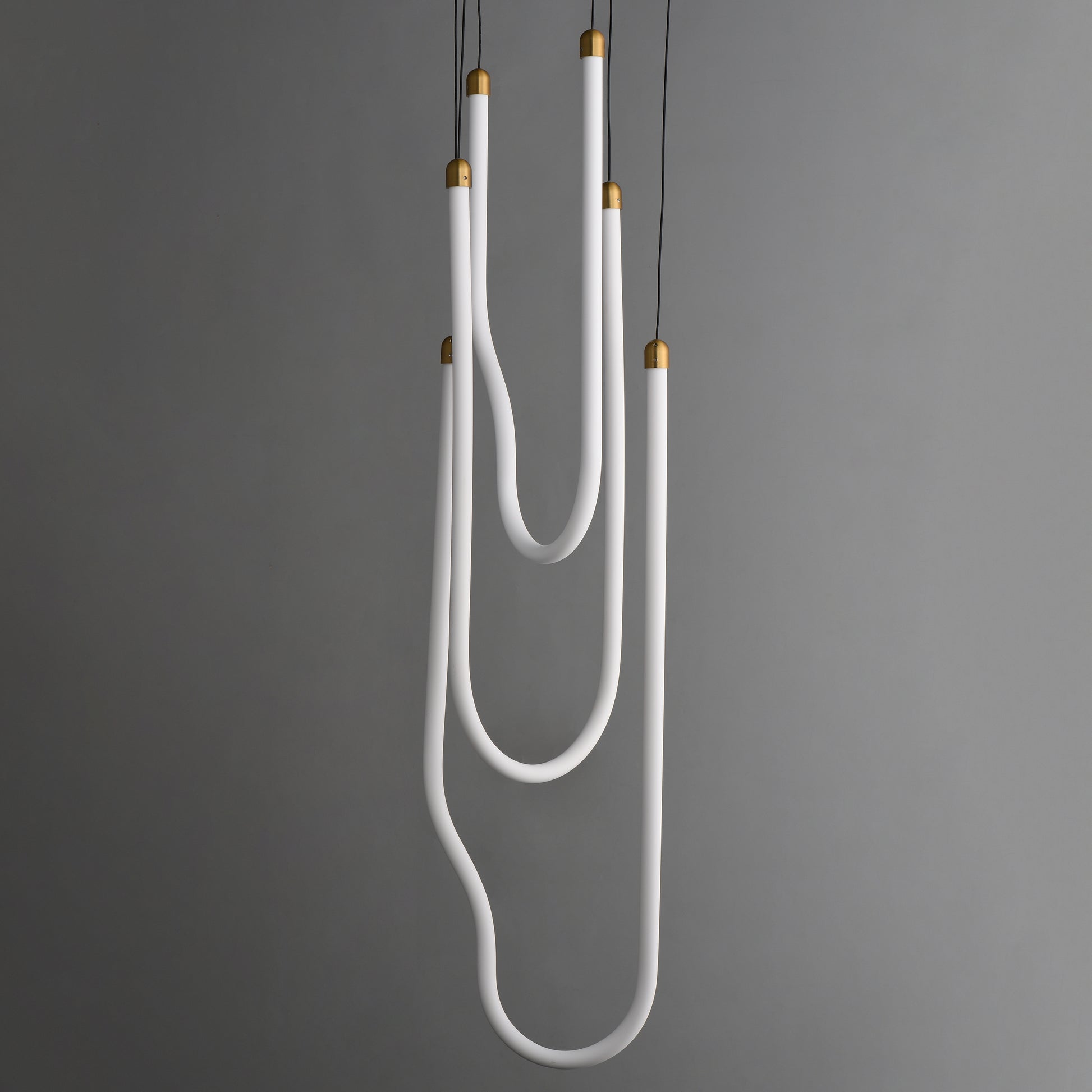 Soleil 3-Light LED Pendant Natural Aged Brass by ET2