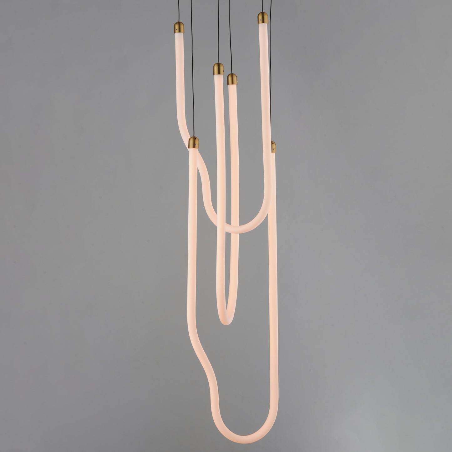 Soleil 3-Light LED Pendant Natural Aged Brass by ET2