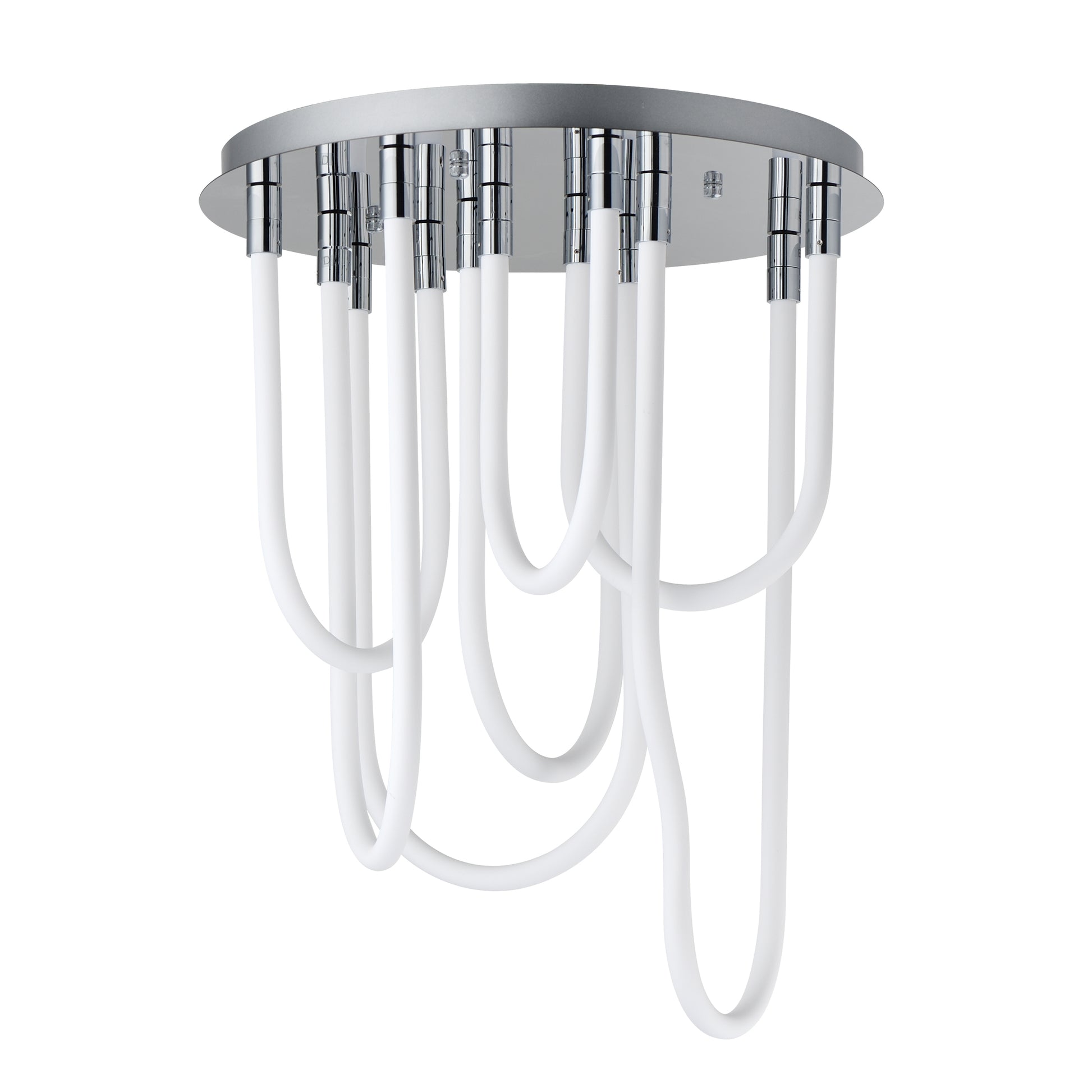 Soleil 7-Light LED RD Flush Mount Polished Chrome by ET2