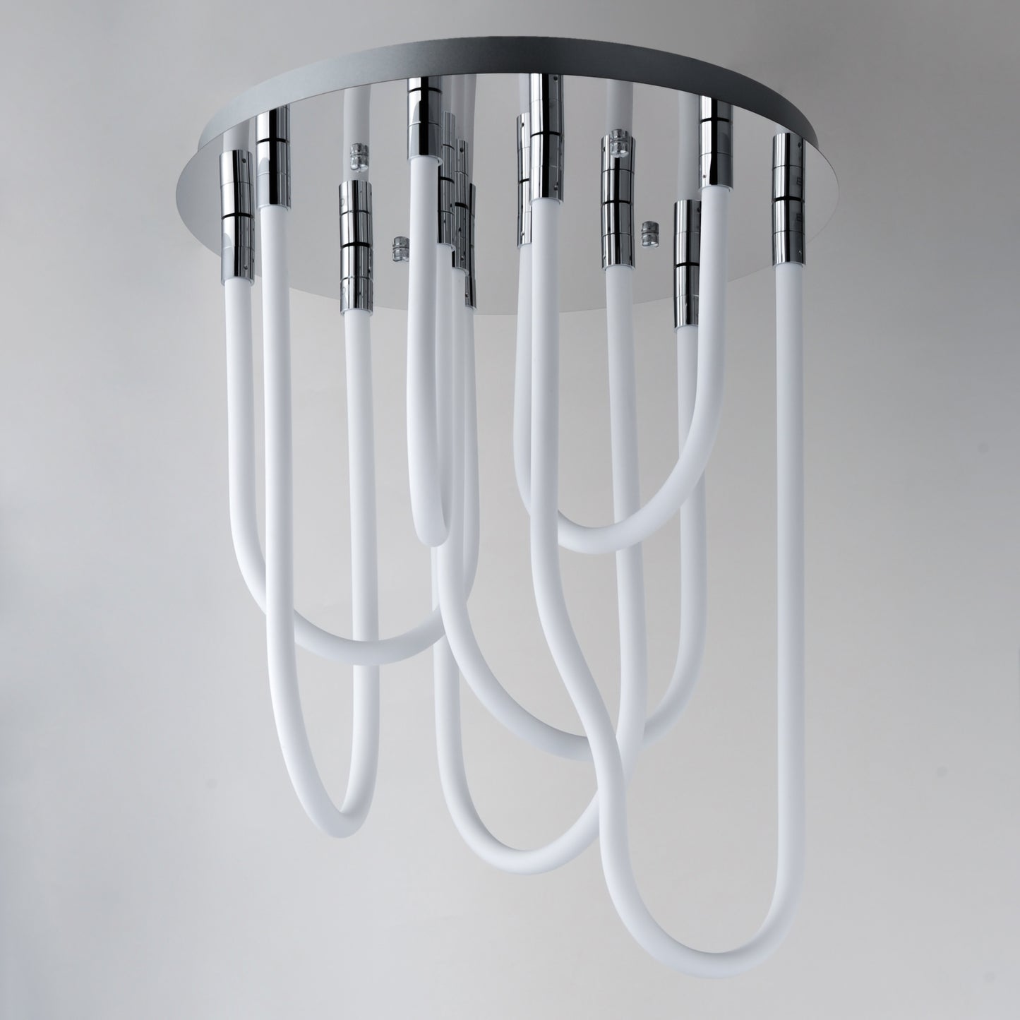 Soleil 7-Light LED RD Flush Mount Polished Chrome by ET2