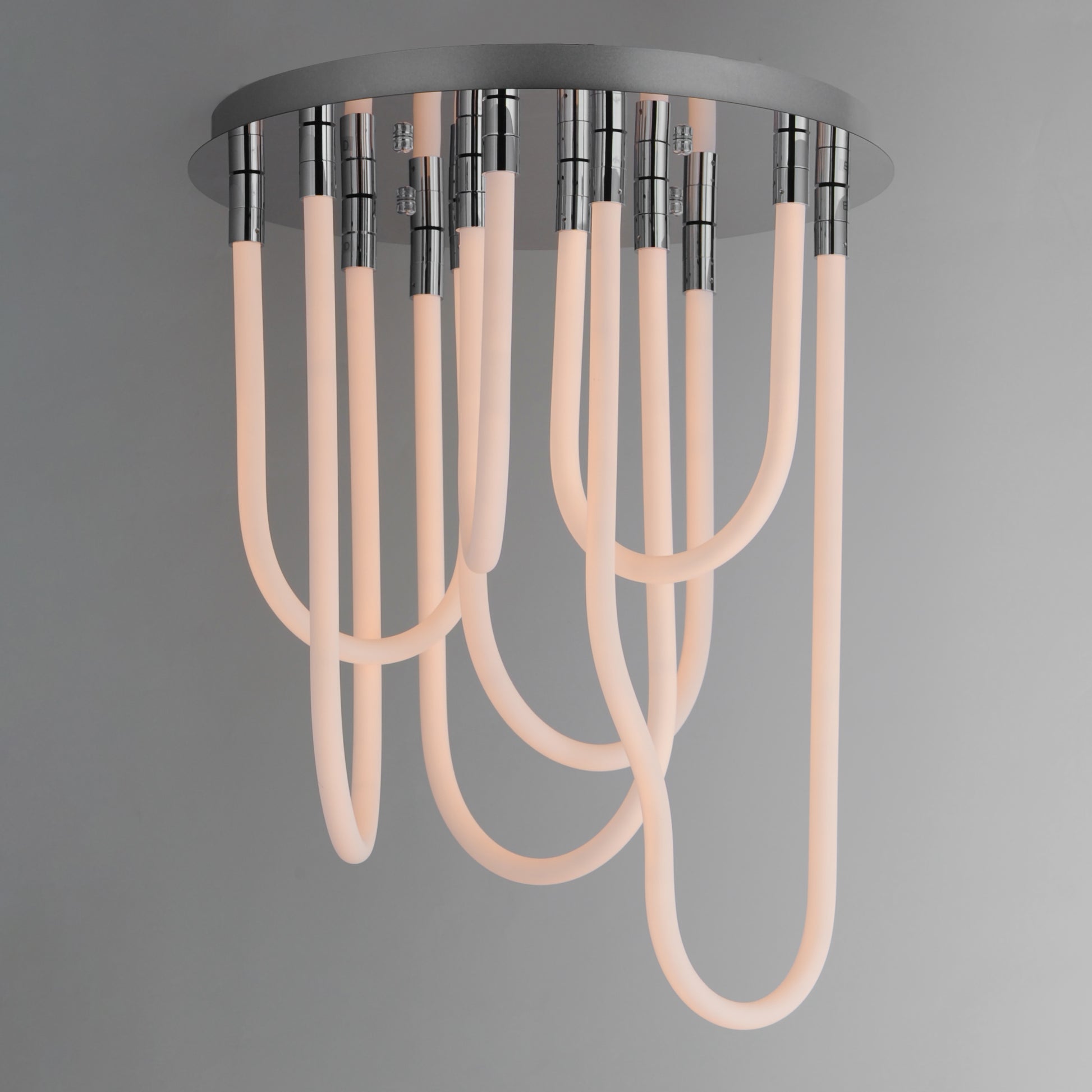 Soleil 7-Light LED RD Flush Mount Polished Chrome by ET2