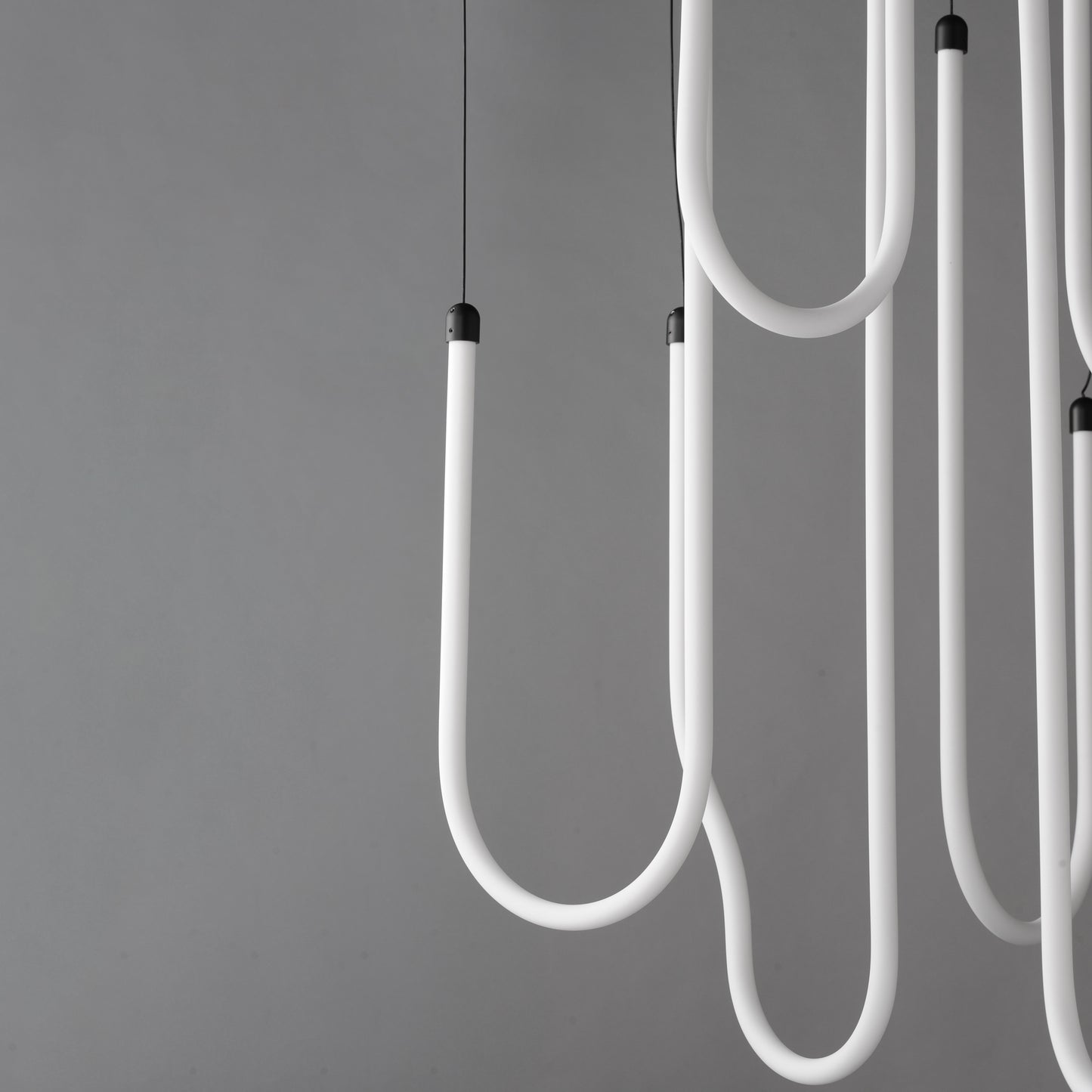 Soleil 8-Light LED Pendant Black by ET2