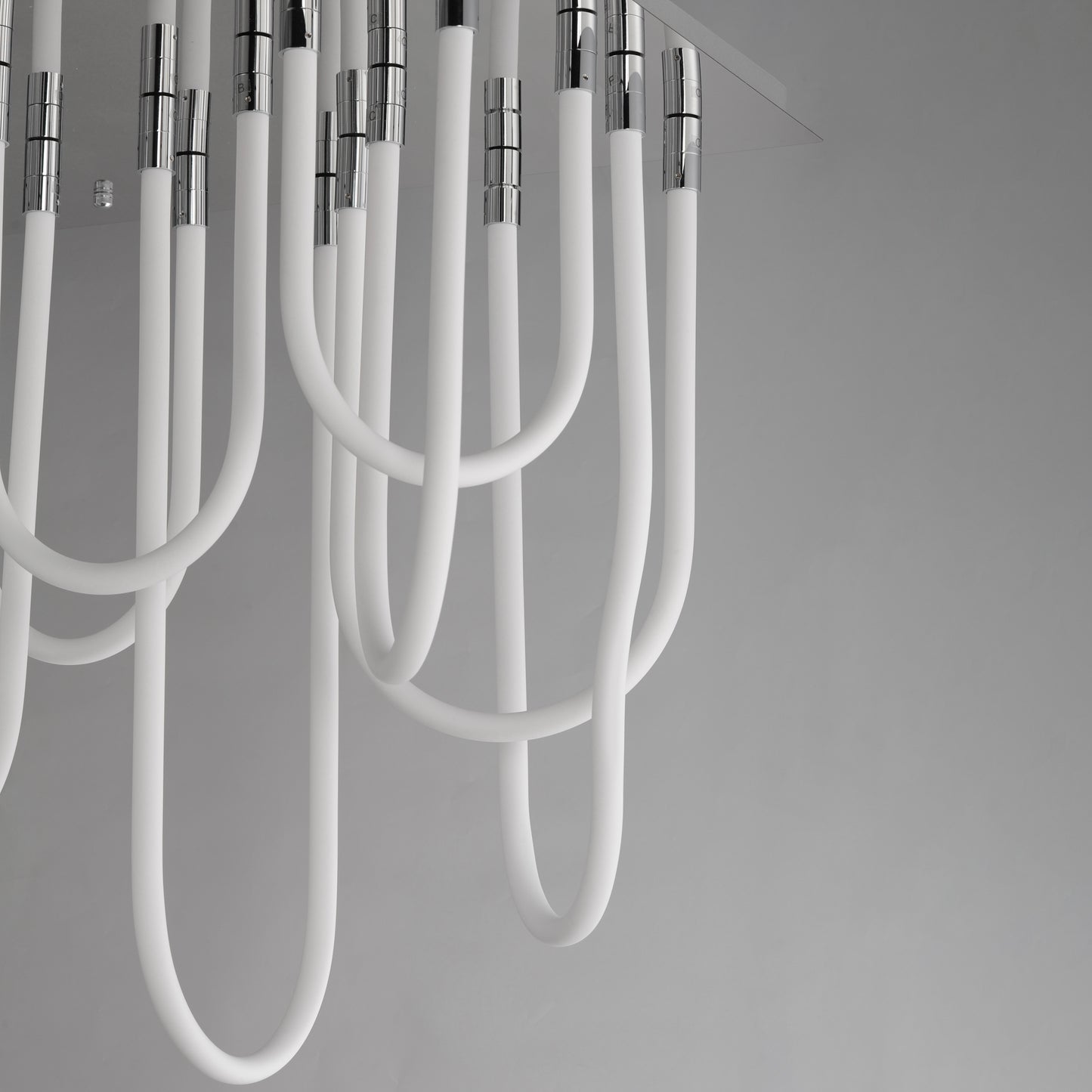 Soleil 14-Light LED SQ Flush Mount Polished Chrome by ET2