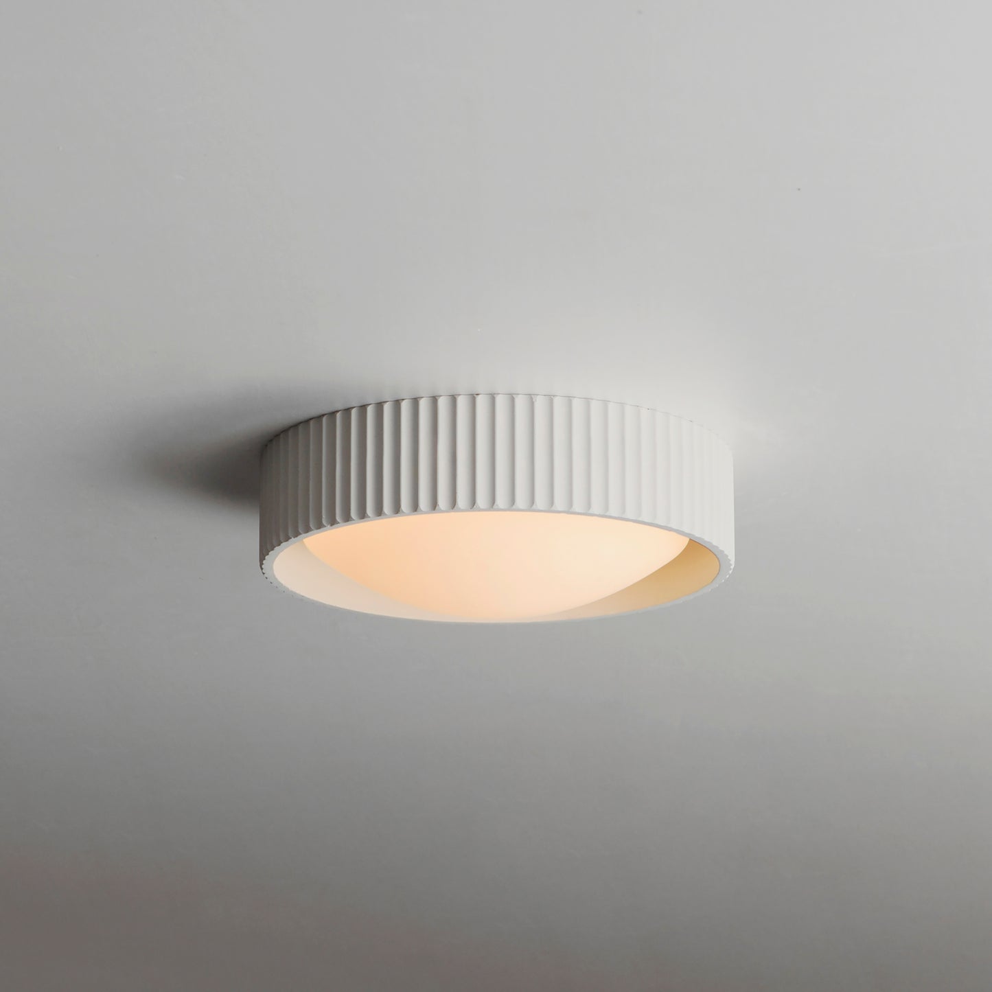 Souffle 10" LED Flush Mount Chaulk White by ET2