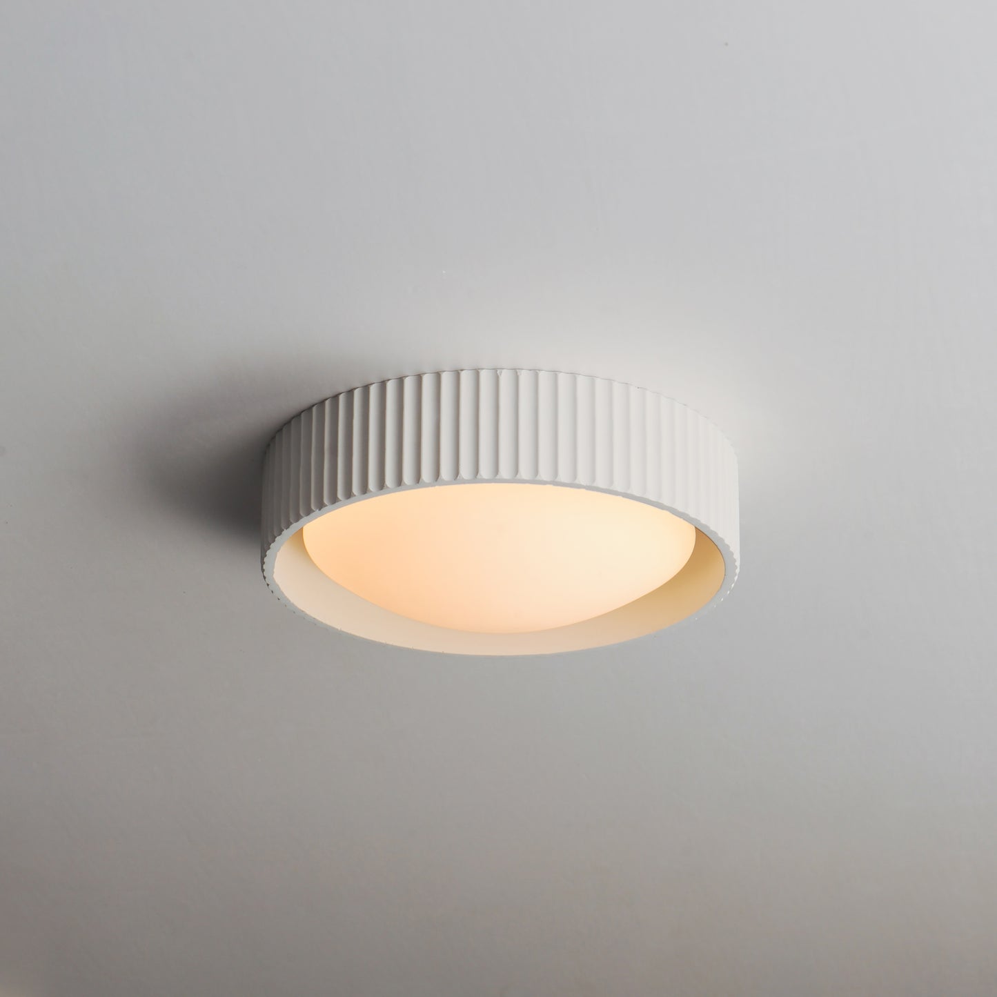 Souffle 10" LED Flush Mount Chaulk White by ET2