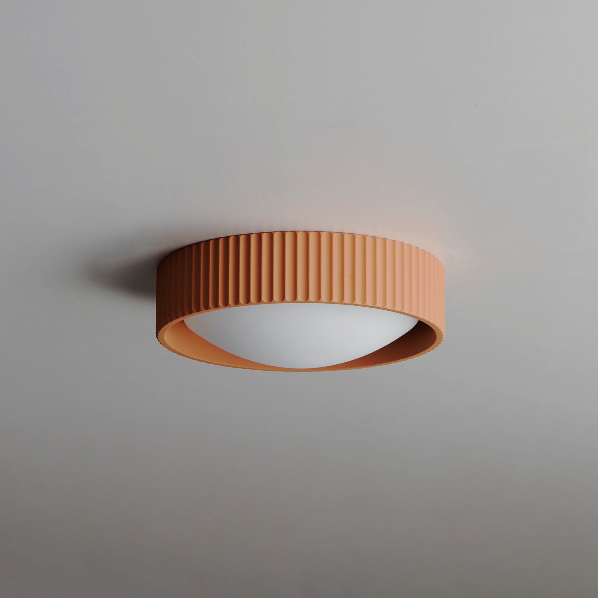 Souffle 10" LED Flush Mount Terra Cotta by ET2