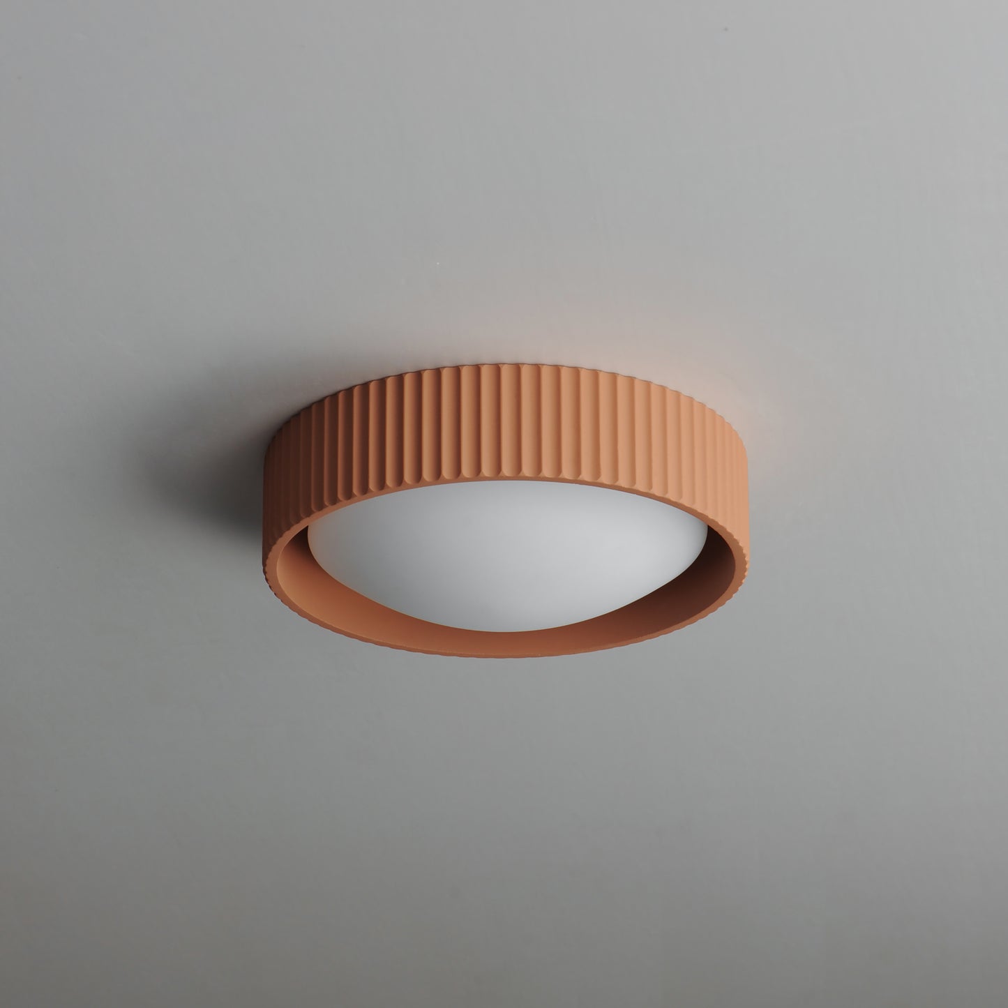 Souffle 10" LED Flush Mount Terra Cotta by ET2