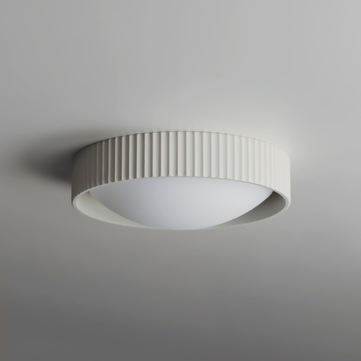 Souffle 14" LED Flush Mount Chaulk White by ET2