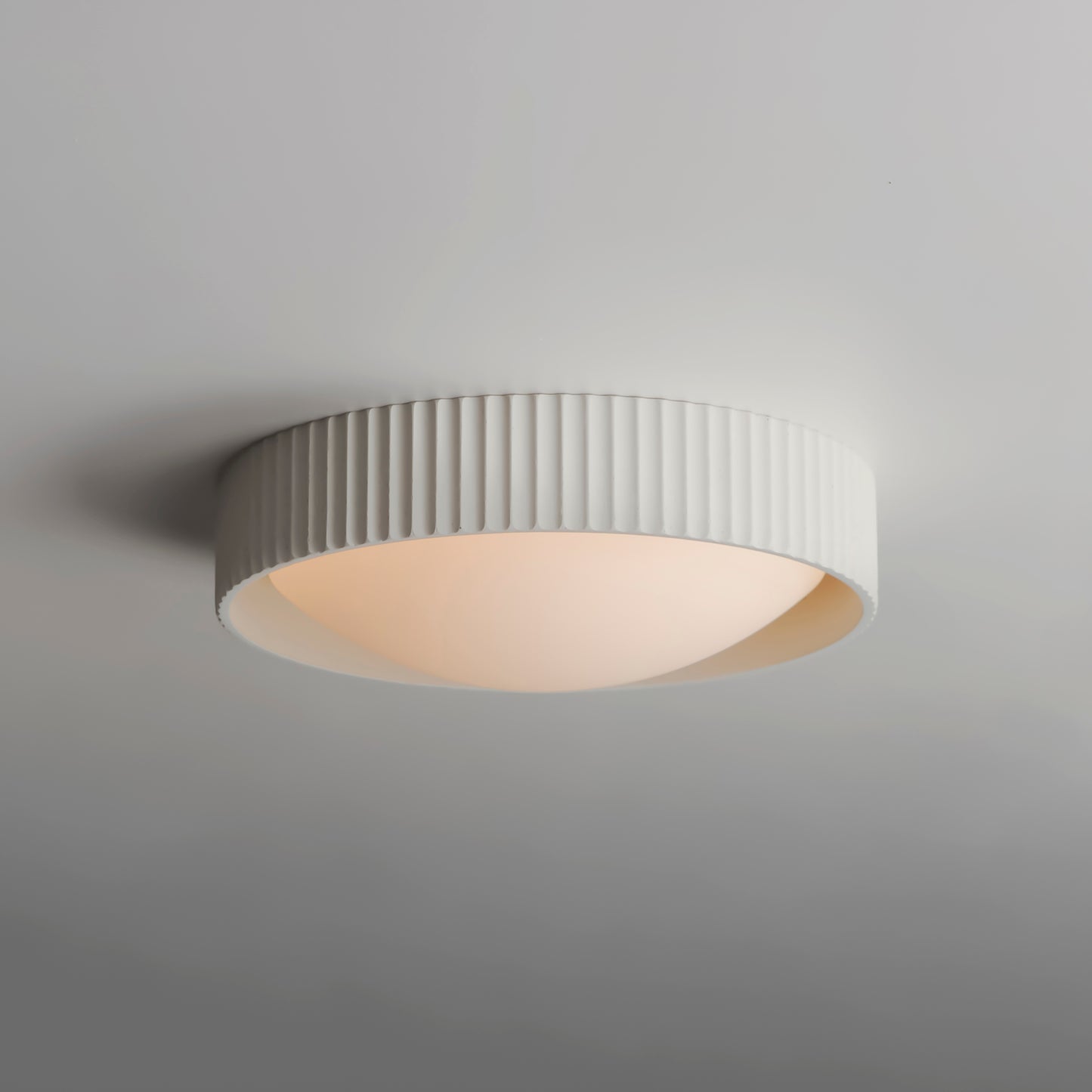 Souffle 14" LED Flush Mount Chaulk White by ET2