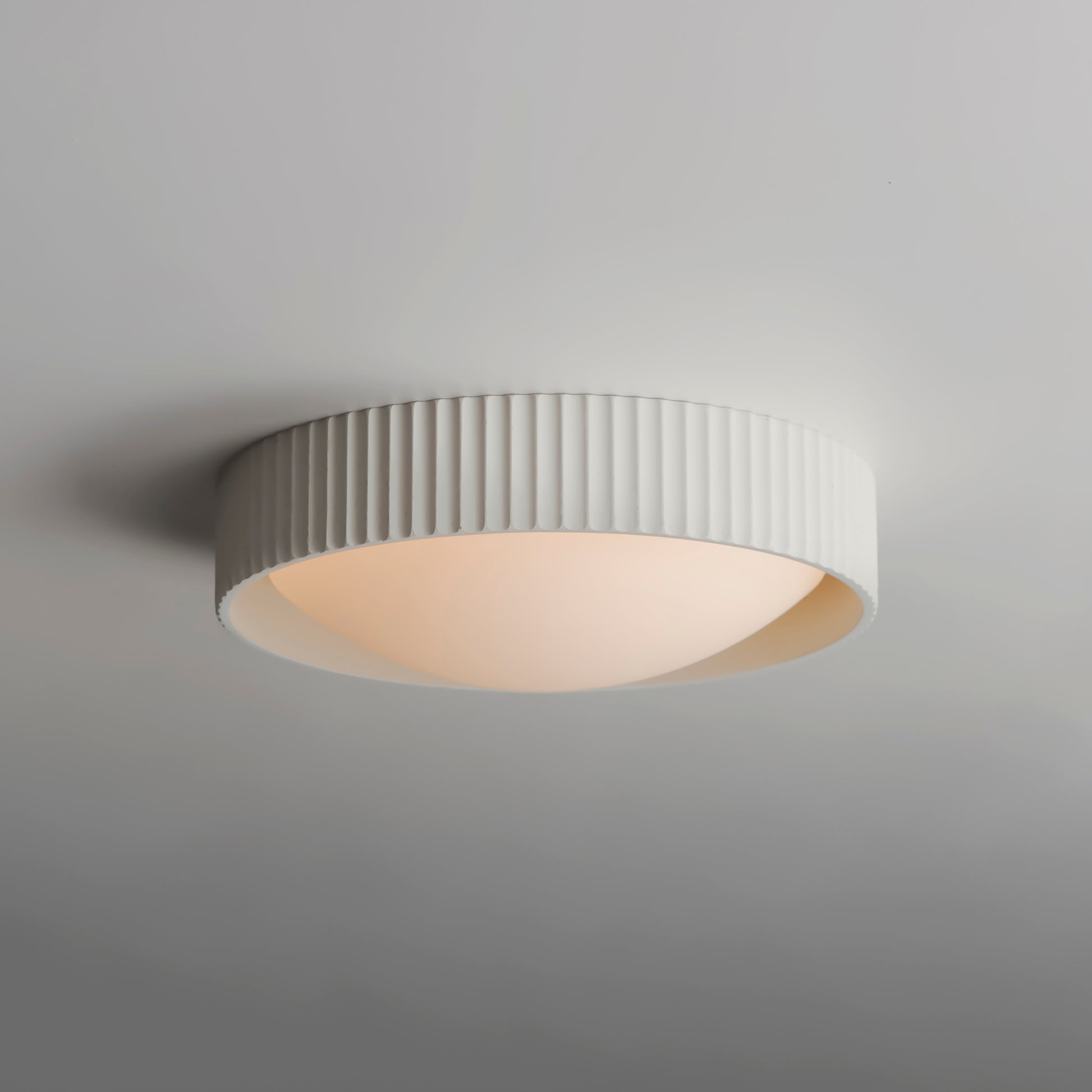 Souffle 14" LED Flush Mount Chaulk White by ET2